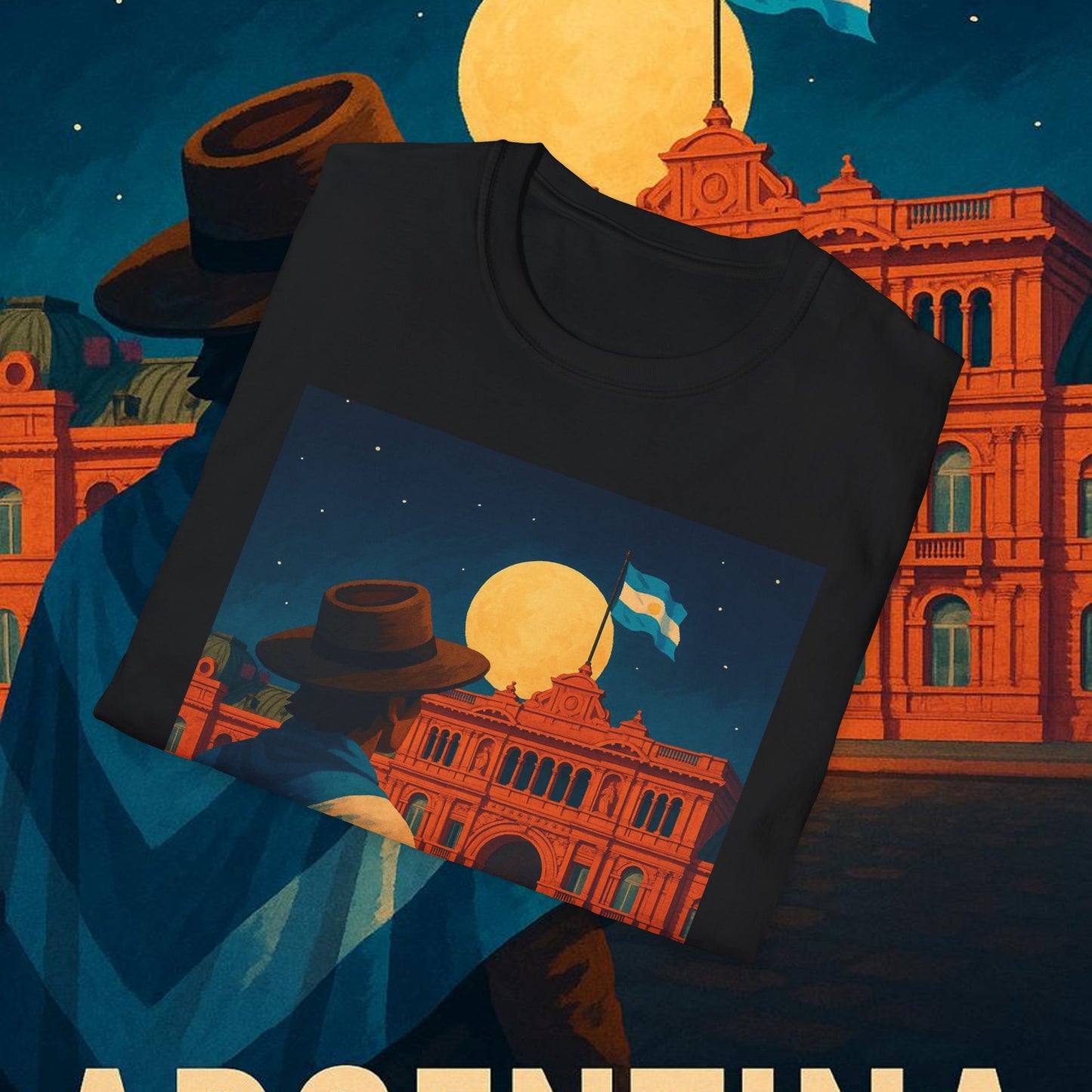 "Camiseta Argentina: Pasión, Tradición y Tierra de Sueños 🇦🇷🔥🏞️"