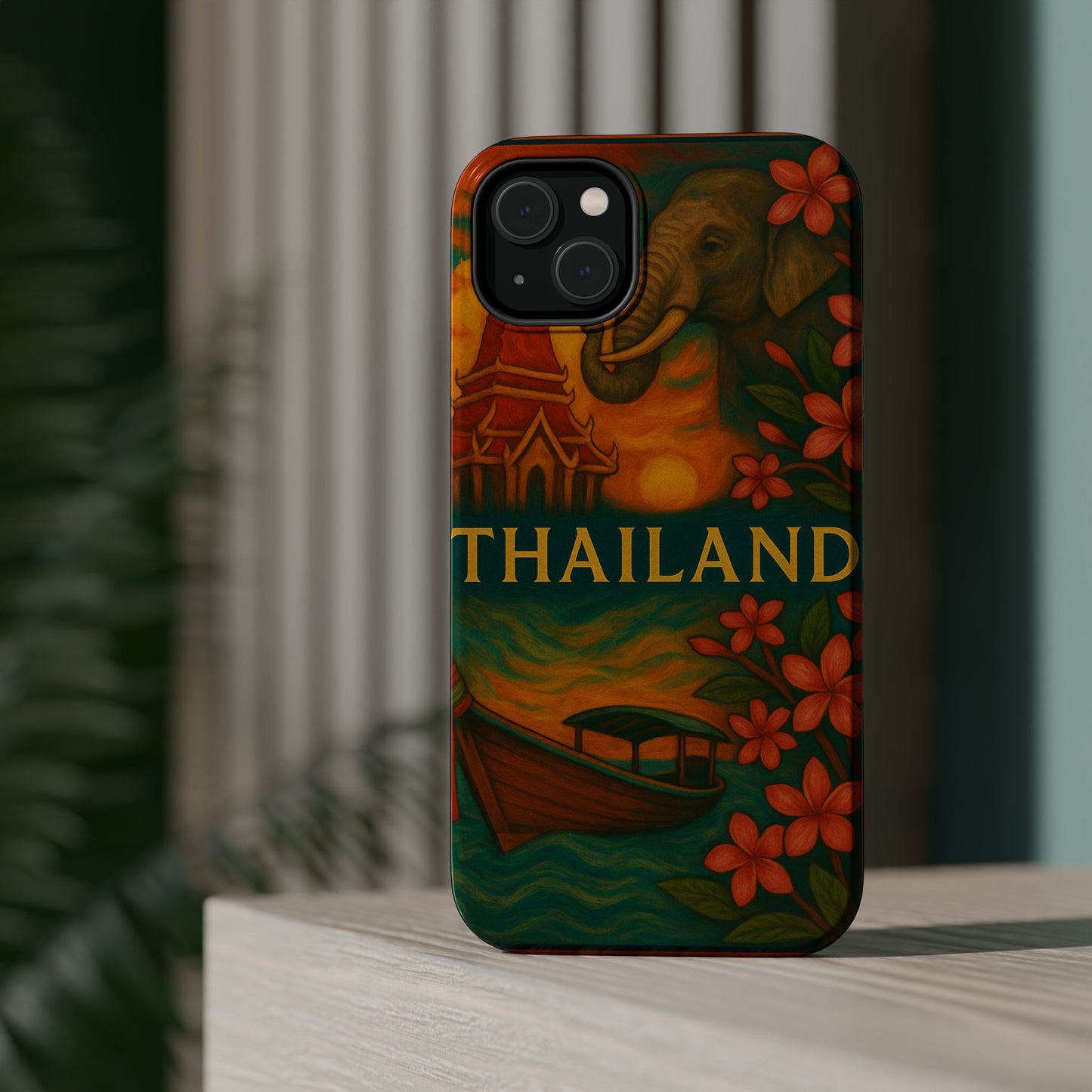 "Funda Magnética Reforzada Magnética Reforzada Thailand🌴 – El Reino de las Sonrisas y la Aventura"