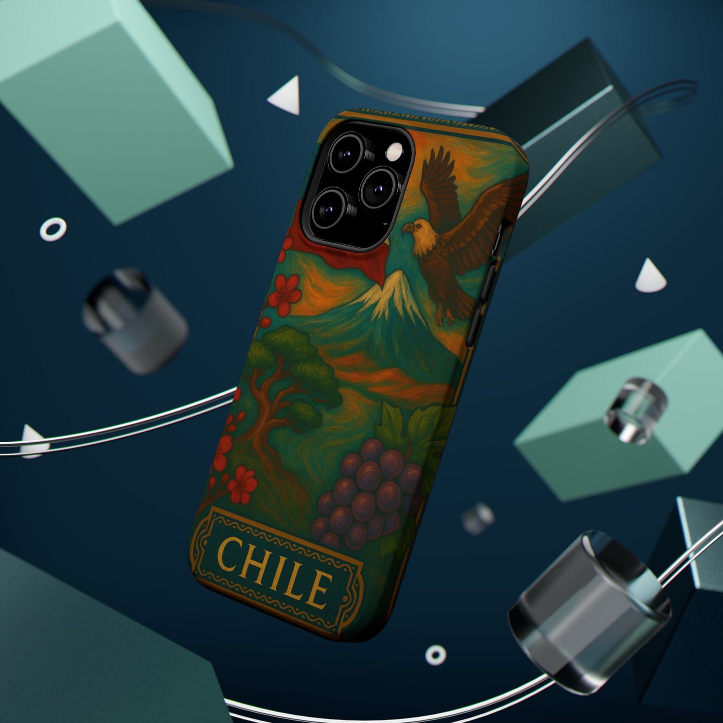 "Funda Magnética Reforzada Magnética Reforzada Chile: Naturaleza Indómita y Horizontes Eternos 🏔️🍇🏜️"