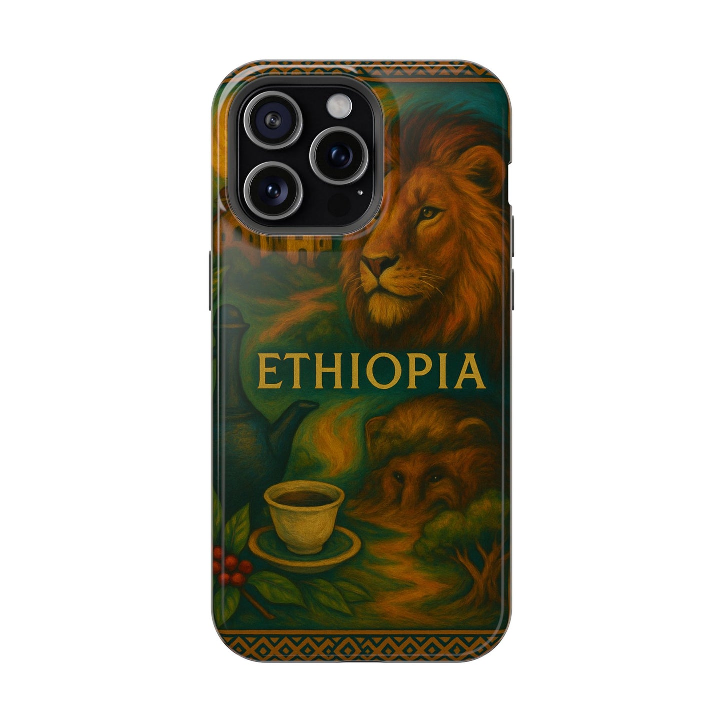 "Reinforced Magnetic Case Ethiopia – Sacred Land and Ancestral Soul"