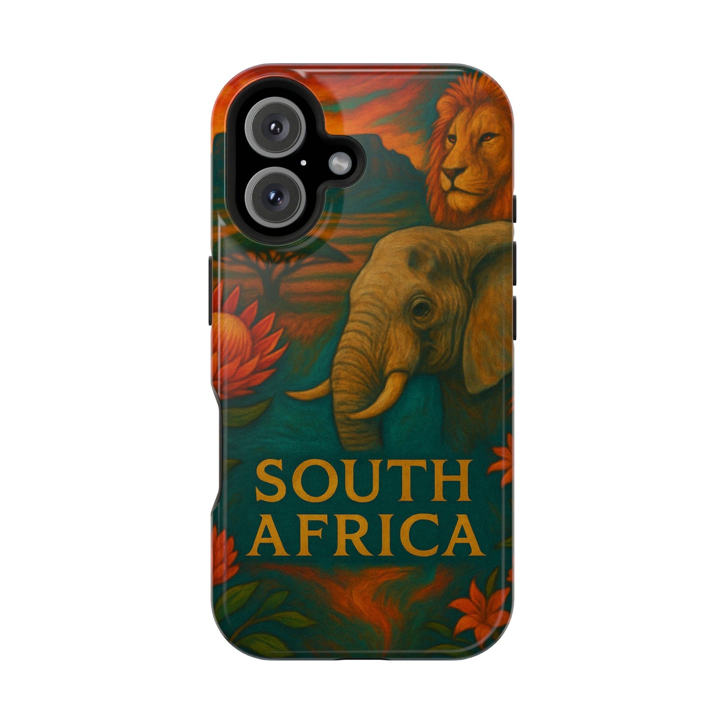 "Funda Magnética Reforzada Magnética Reforzada Sudáfrica 🌍 – Un mundo de aventuras y diversidad"