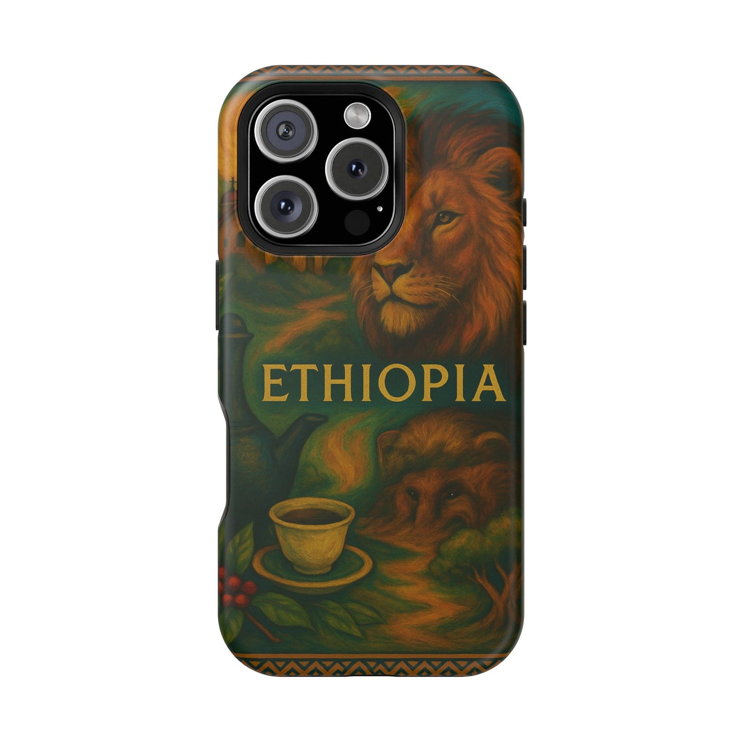 "Reinforced Magnetic Case Ethiopia – Sacred Land and Ancestral Soul"