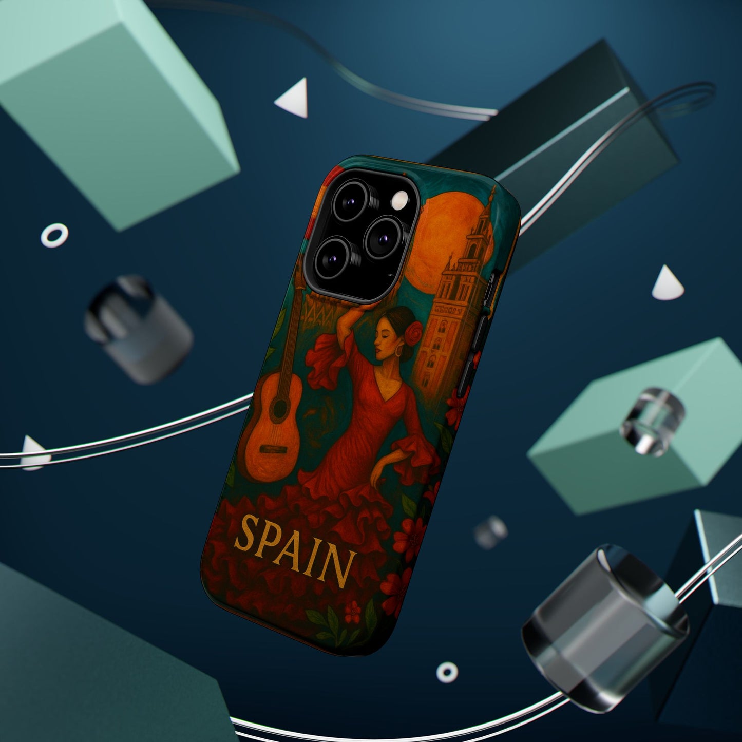 "Funda Magnética Reforzada Magnética Reforzada España: Pasión, Arte y Sabores que Enamoran 🎨💃🍷"