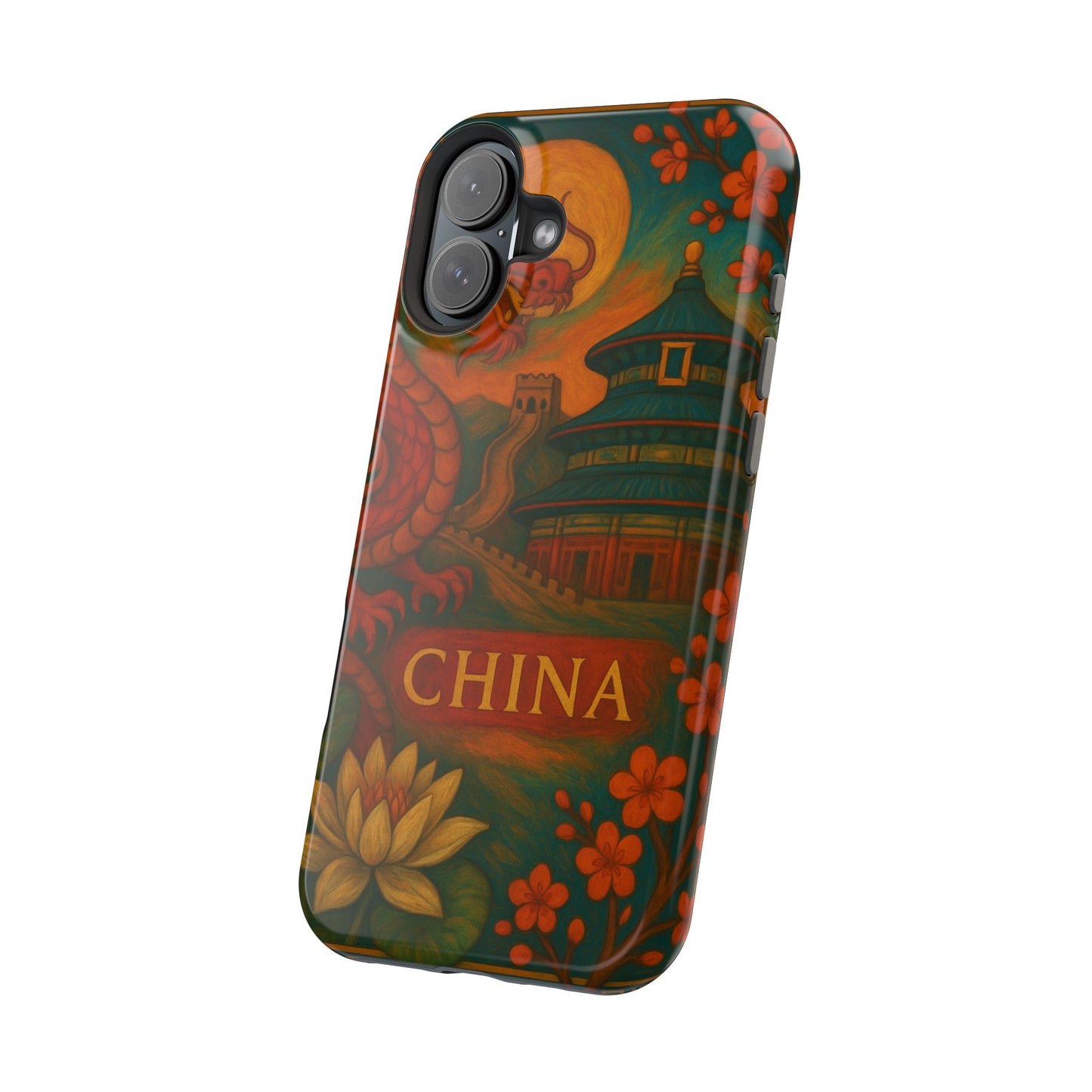 "Funda Magnética Reforzada Magnética Reforzada China – Dragones, murallas y leyendas eternas"