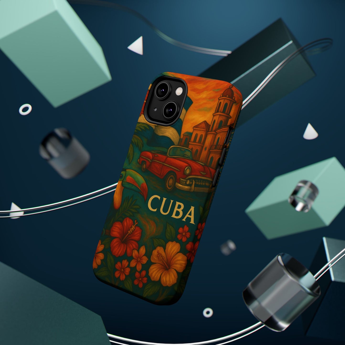 "Reinforced Magnetic Case Reinforced Magnetic Case Cuba: Rhythm, History and Caribbean Charm 🎺🚗🌴"