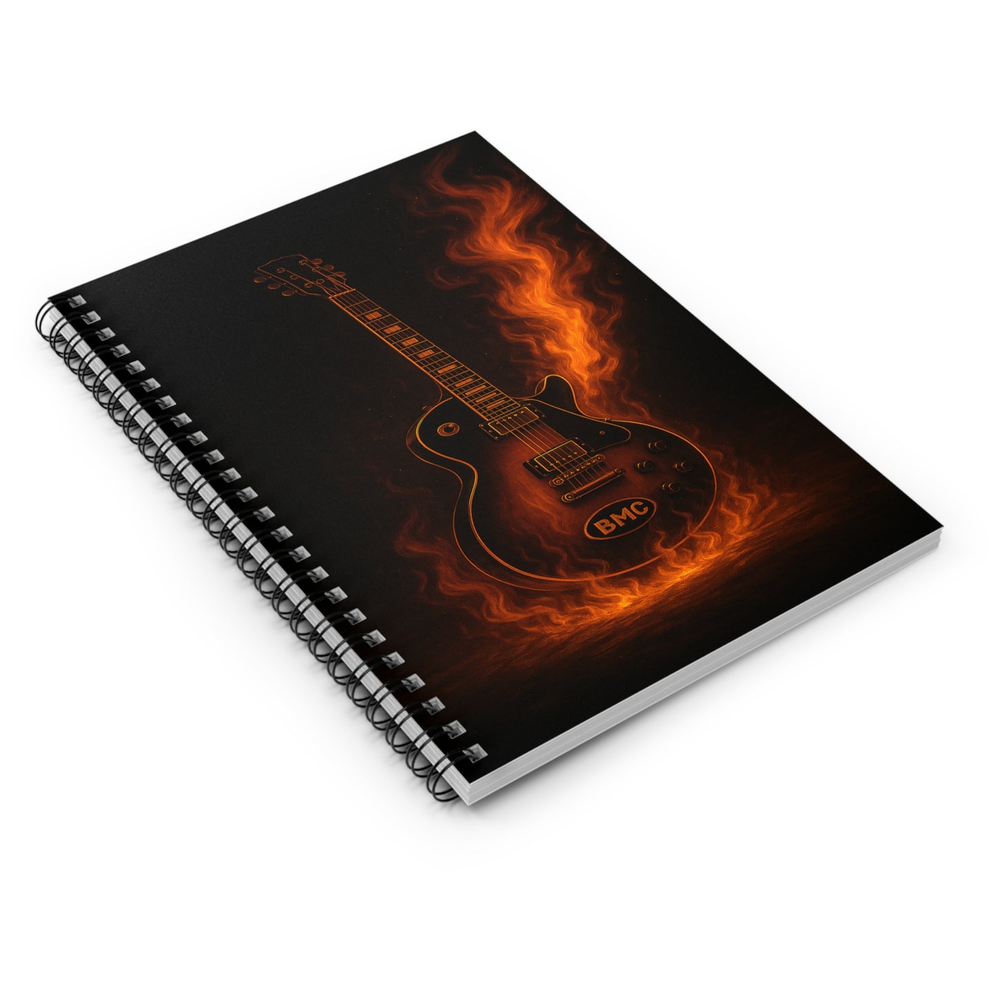 "libreta Guitarra 🎸🔥Donde vibra una cuerda, nace una llamarada.” 🔥🎸
