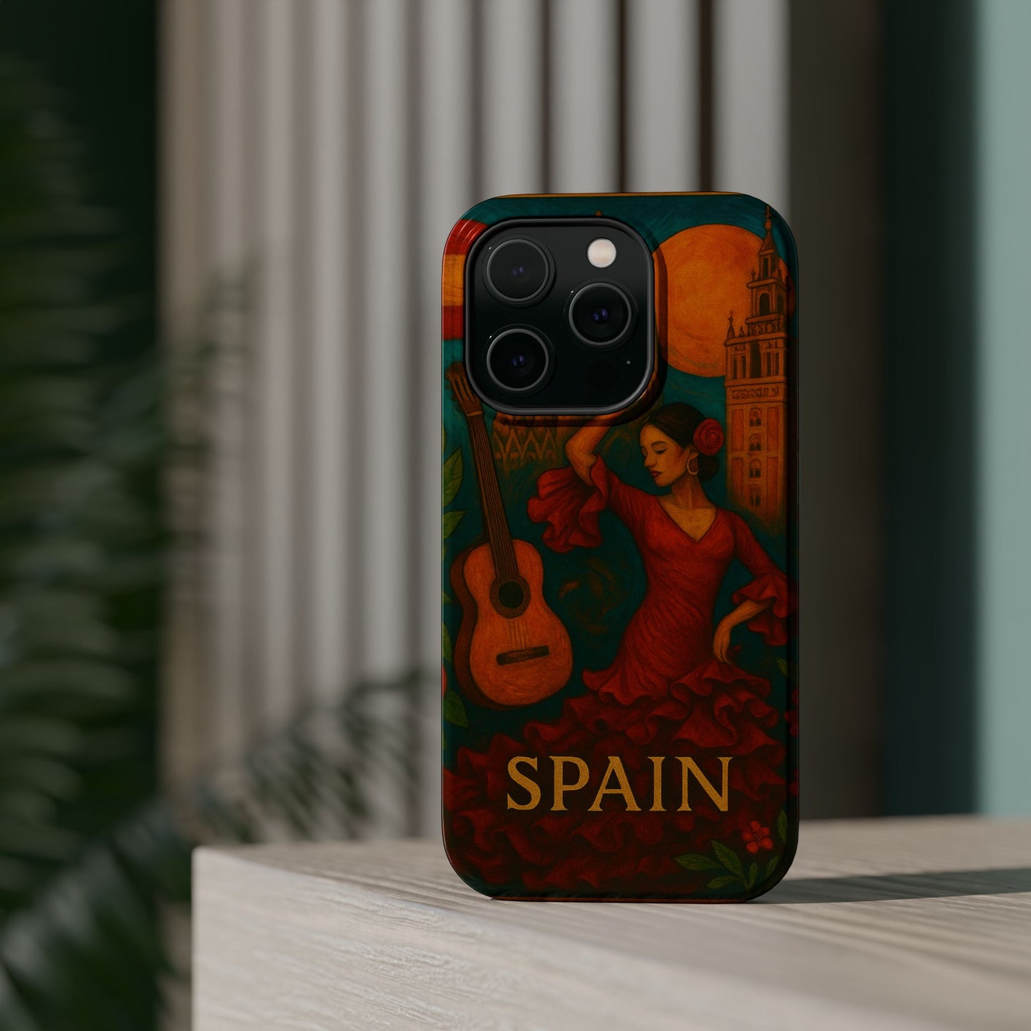 "Funda Magnética Reforzada Magnética Reforzada España: Pasión, Arte y Sabores que Enamoran 🎨💃🍷"