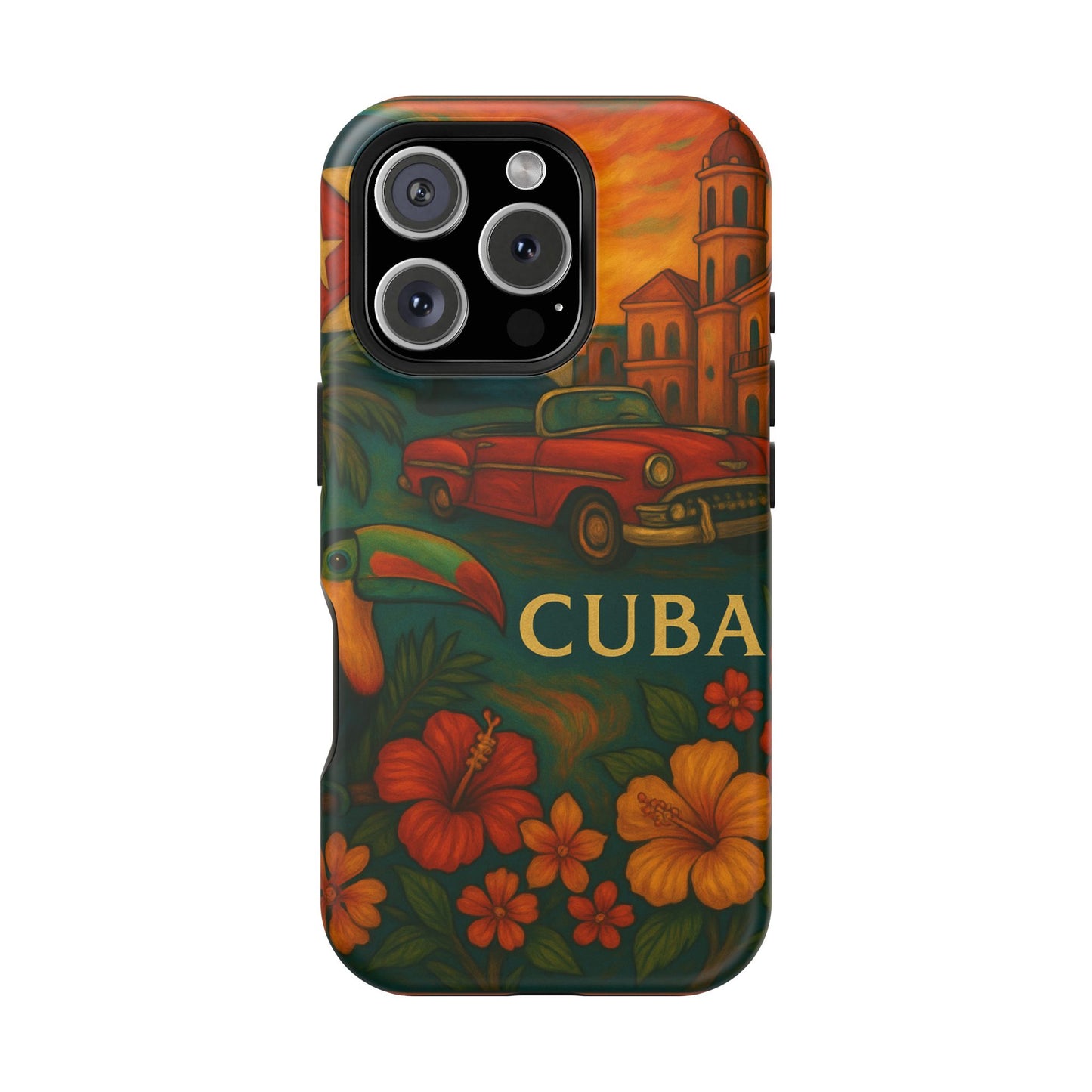 "Reinforced Magnetic Case Reinforced Magnetic Case Cuba: Rhythm, History and Caribbean Charm 🎺🚗🌴"