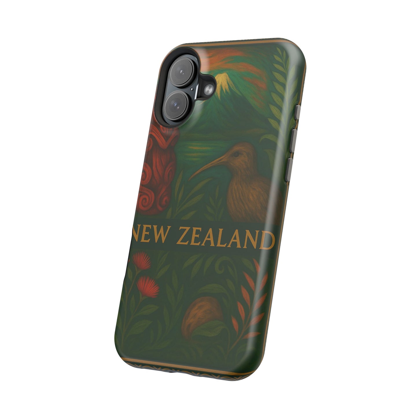 "Funda Magnética Reforzada Magnética Reforzada Nueva Zelanda🏞️ – El paraíso de la naturaleza y la aventura"