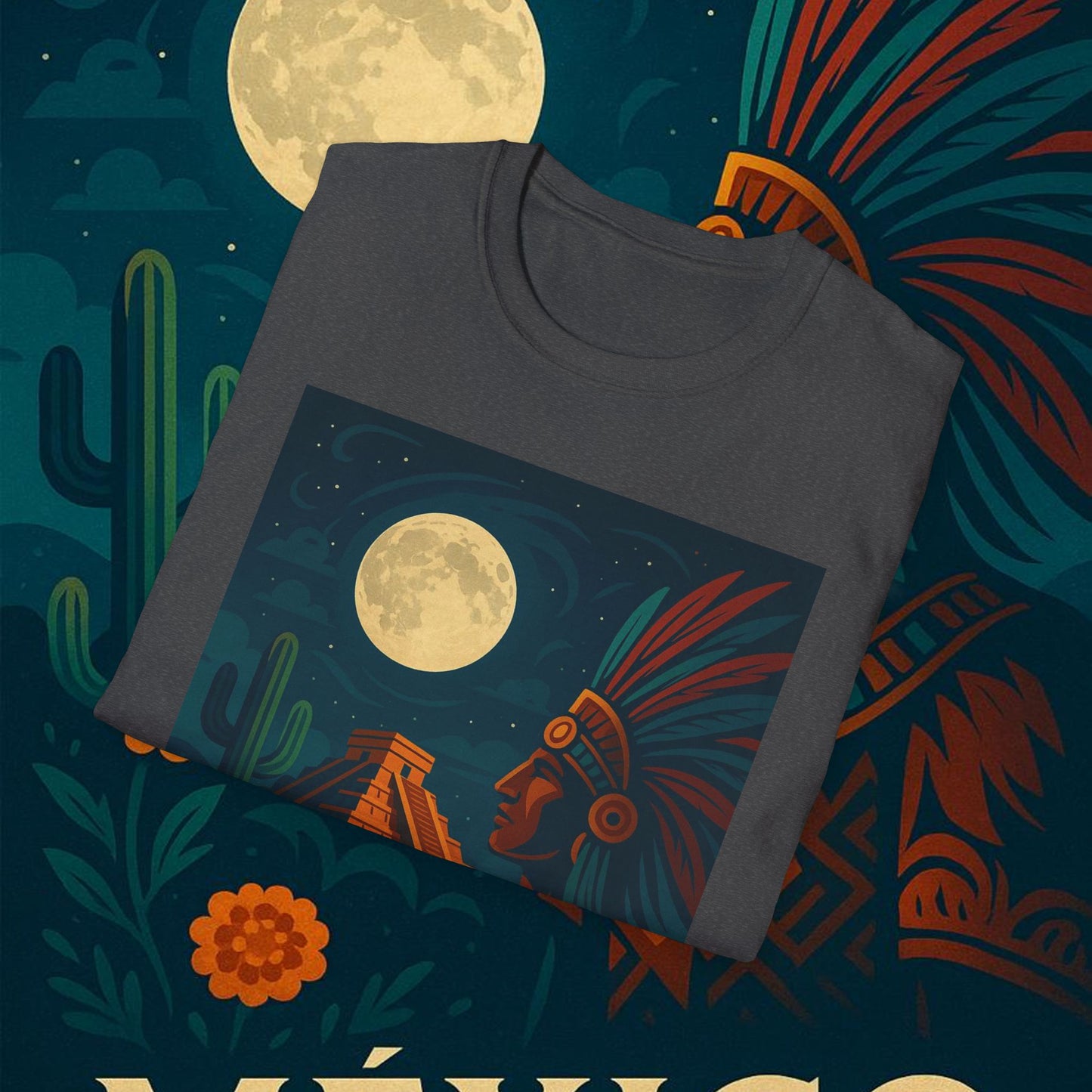 "Camiseta México: Tierra de Colores, Cultura y Corazón 🌵🎉🪅"