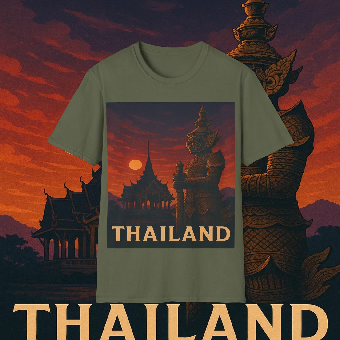 "Camiseta Thailand🌴 – El Reino de las Sonrisas y la Aventura"