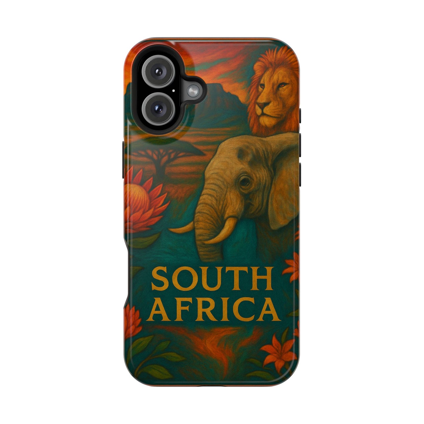 "Funda Magnética Reforzada Magnética Reforzada Sudáfrica 🌍 – Un mundo de aventuras y diversidad"