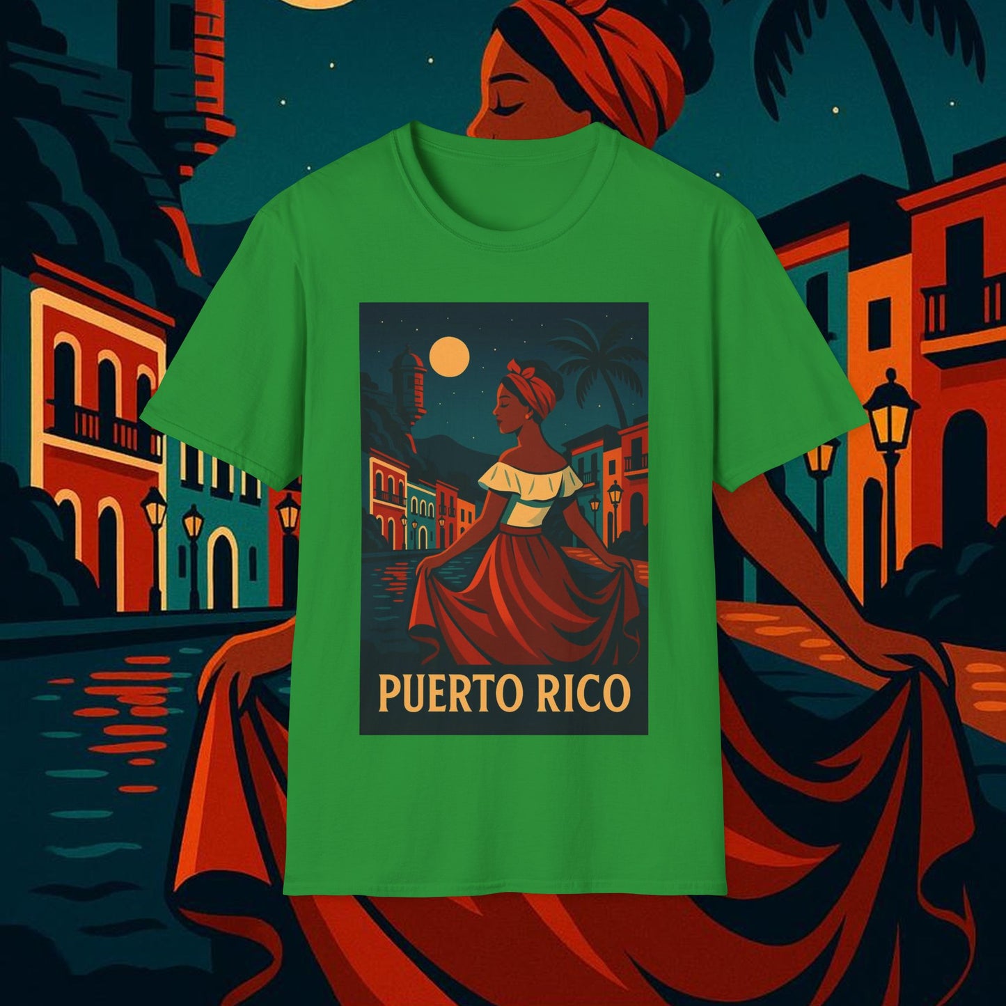 "Camiseta Puerto Rico – Ritmo, alma y color caribeño"