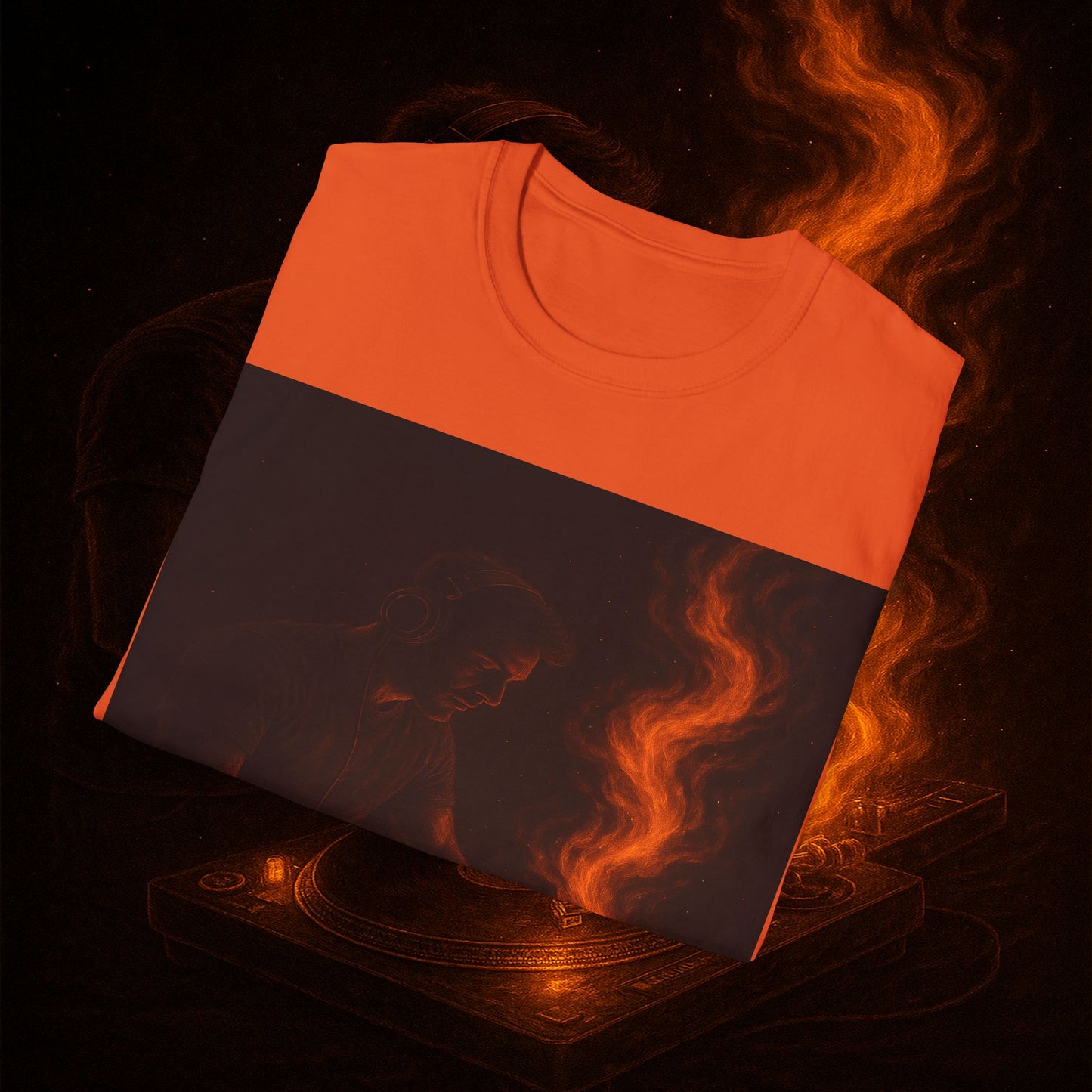 "Camiseta dj 🎧🔥 No mezclas canciones… mezclas fuego.” 🔥🎧