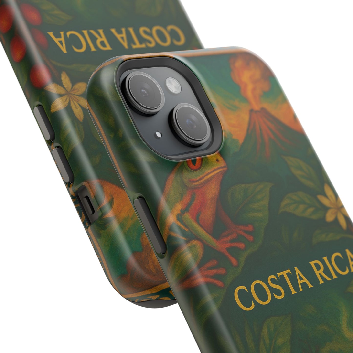 "Funda Magnética Reforzada Magnética Reforzada Costa Rica: Pura Vida entre Volcanes y Selvas 🌋🌴🦜"