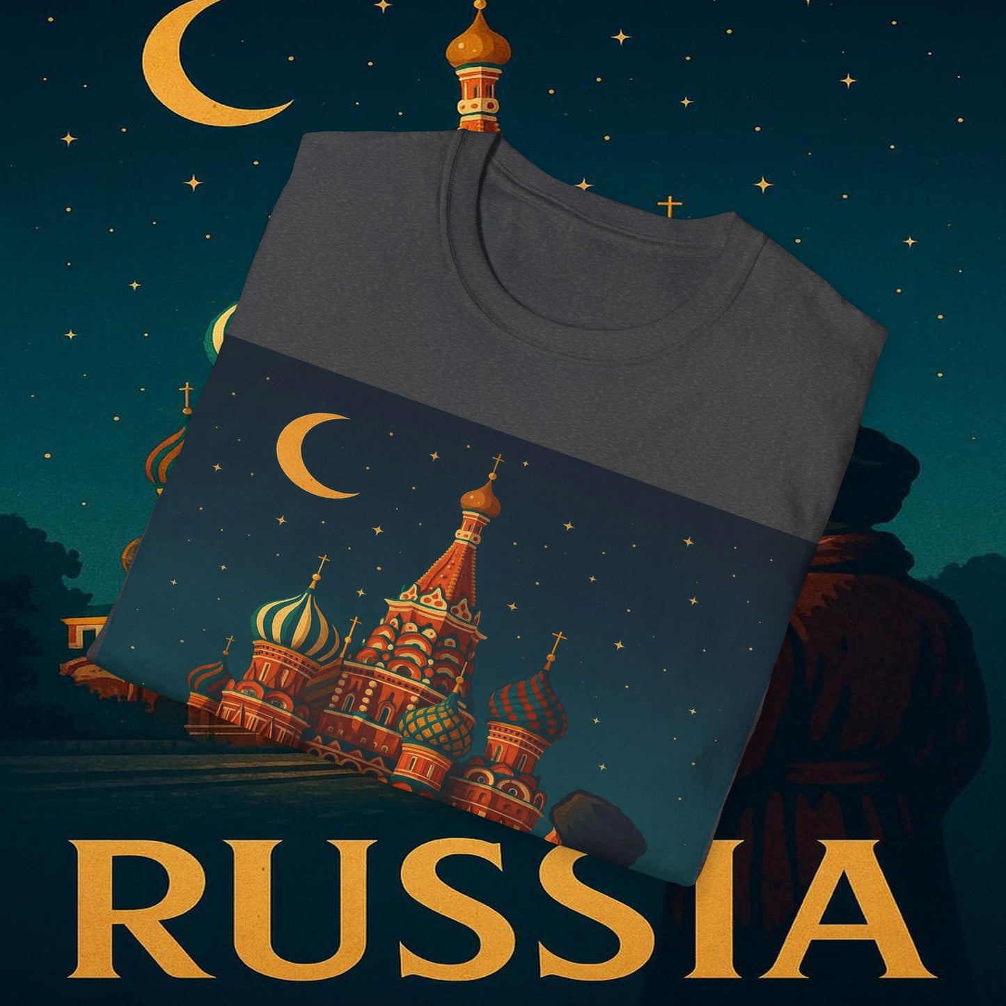 "Camiseta Rusia ❄️ – Tierra de historia, misterio y grandeza"