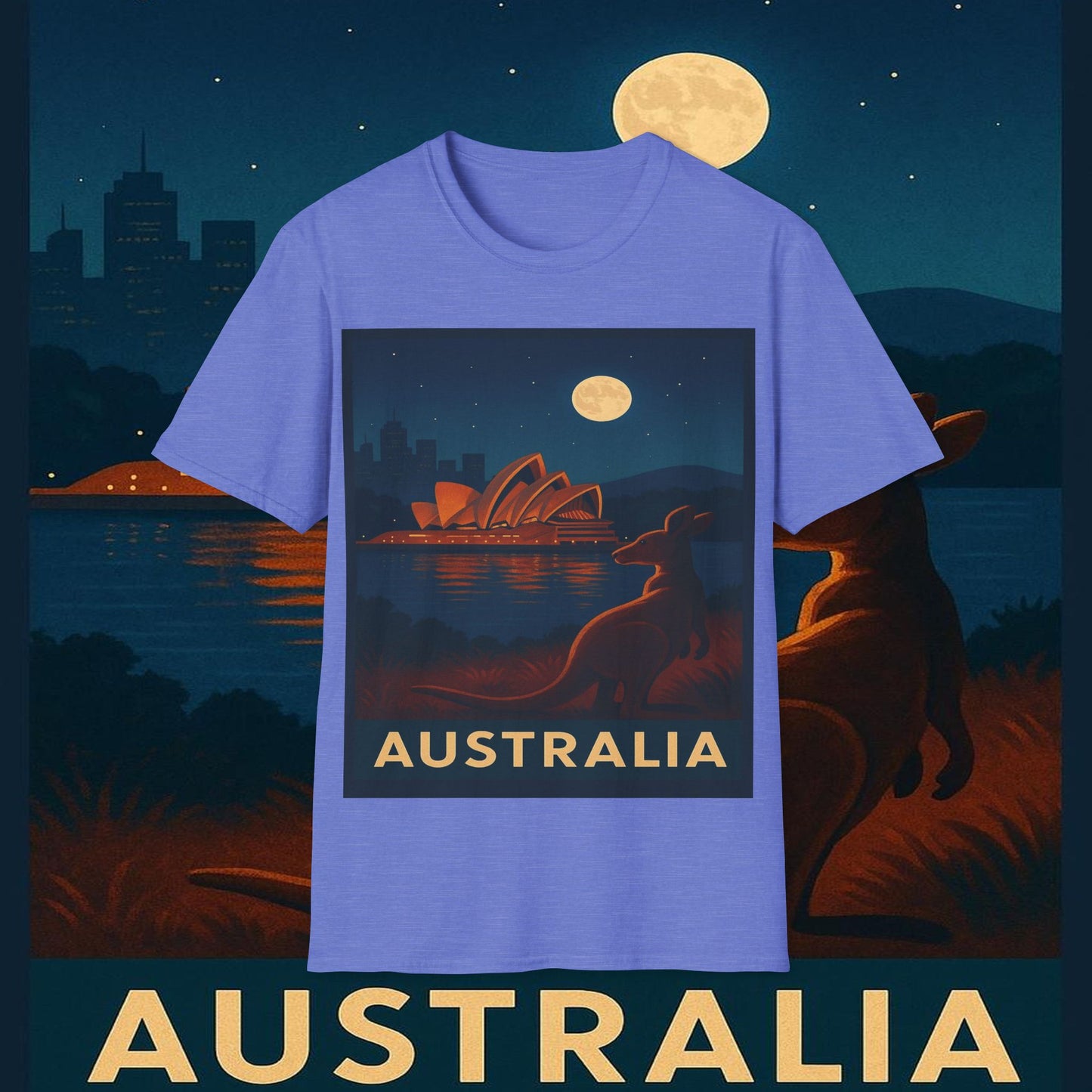 "Camiseta Australia 🌞 – Tierra de maravillas naturales y espíritu libre"