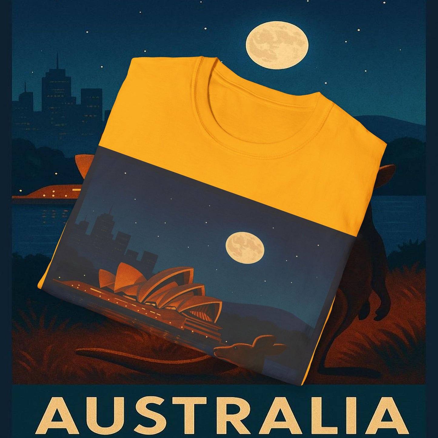 "Camiseta Australia 🌞 – Tierra de maravillas naturales y espíritu libre"