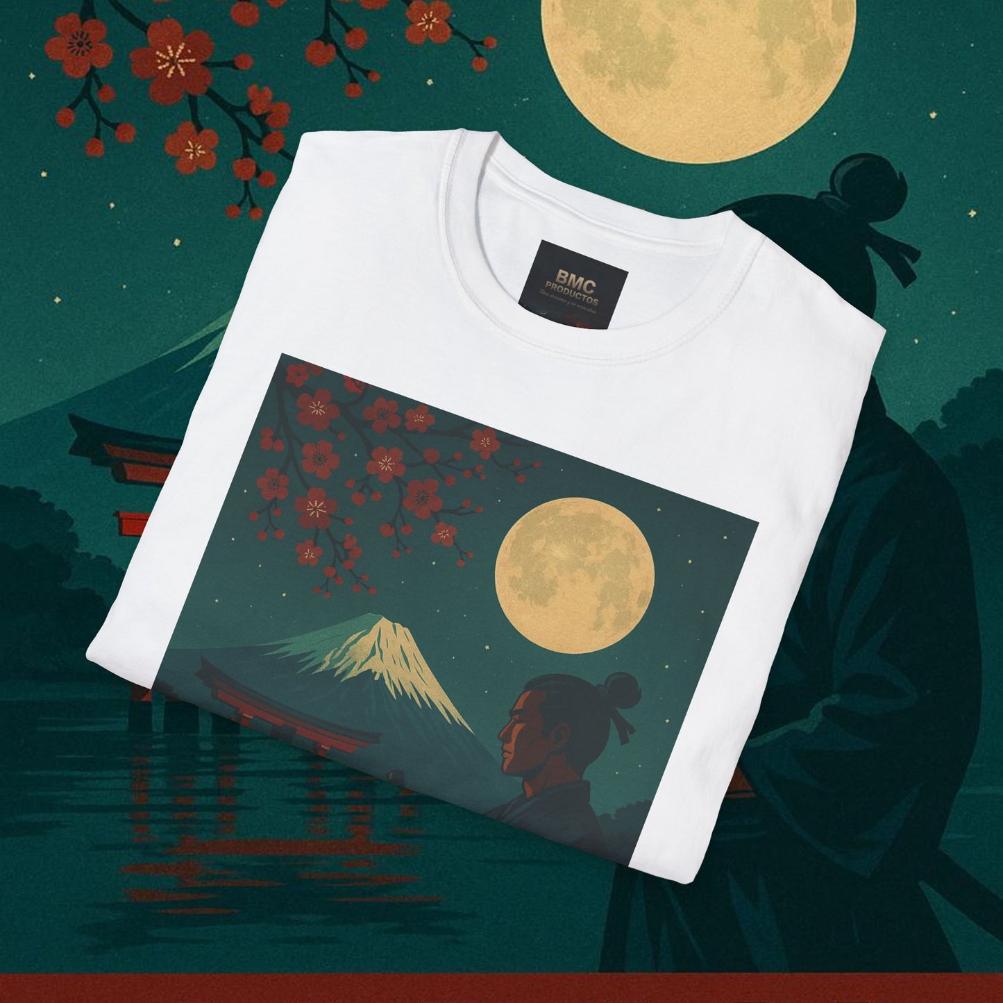 "Camiseta Japón: Tradición entre Cerezos y Montañas 🌸⛩️🗻"