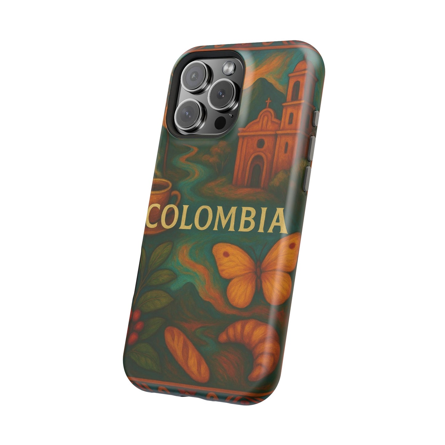 "Funda Magnética Reforzada Colombia: Magia de Colores, Café y Tradición ☕🎨🌄"