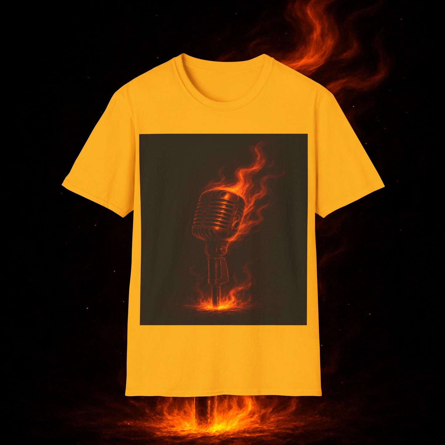"Camiseta voz 🎤🔥Dilo con fuego. Cántalo con alma.” 🔥🎤