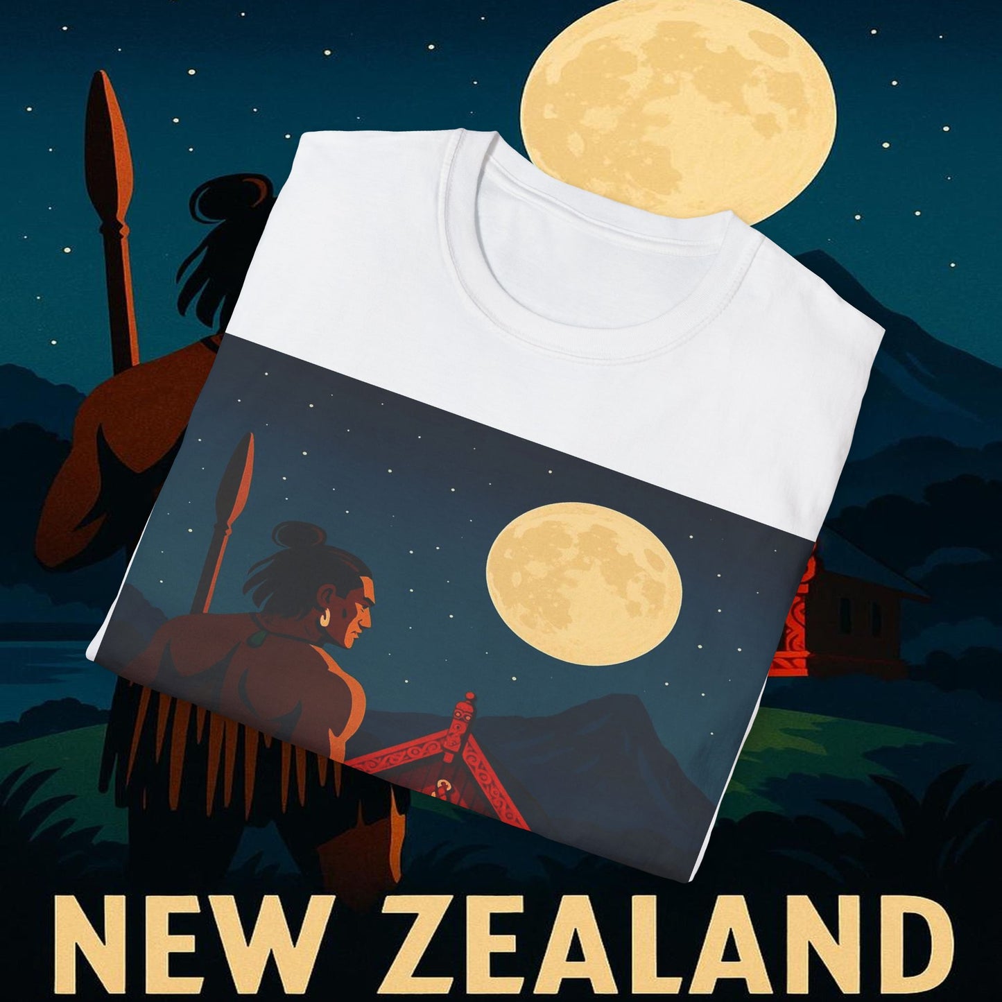 "Camiseta Nueva Zelanda 🏞️ – El paraíso de la naturaleza y la aventura"