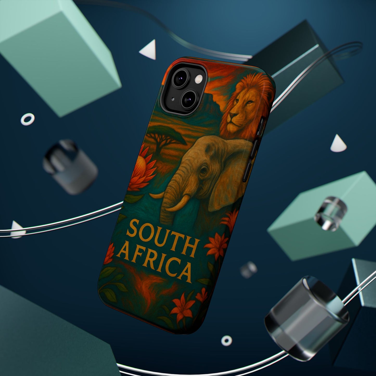 "Funda Magnética Reforzada Magnética Reforzada Sudáfrica 🌍 – Un mundo de aventuras y diversidad"