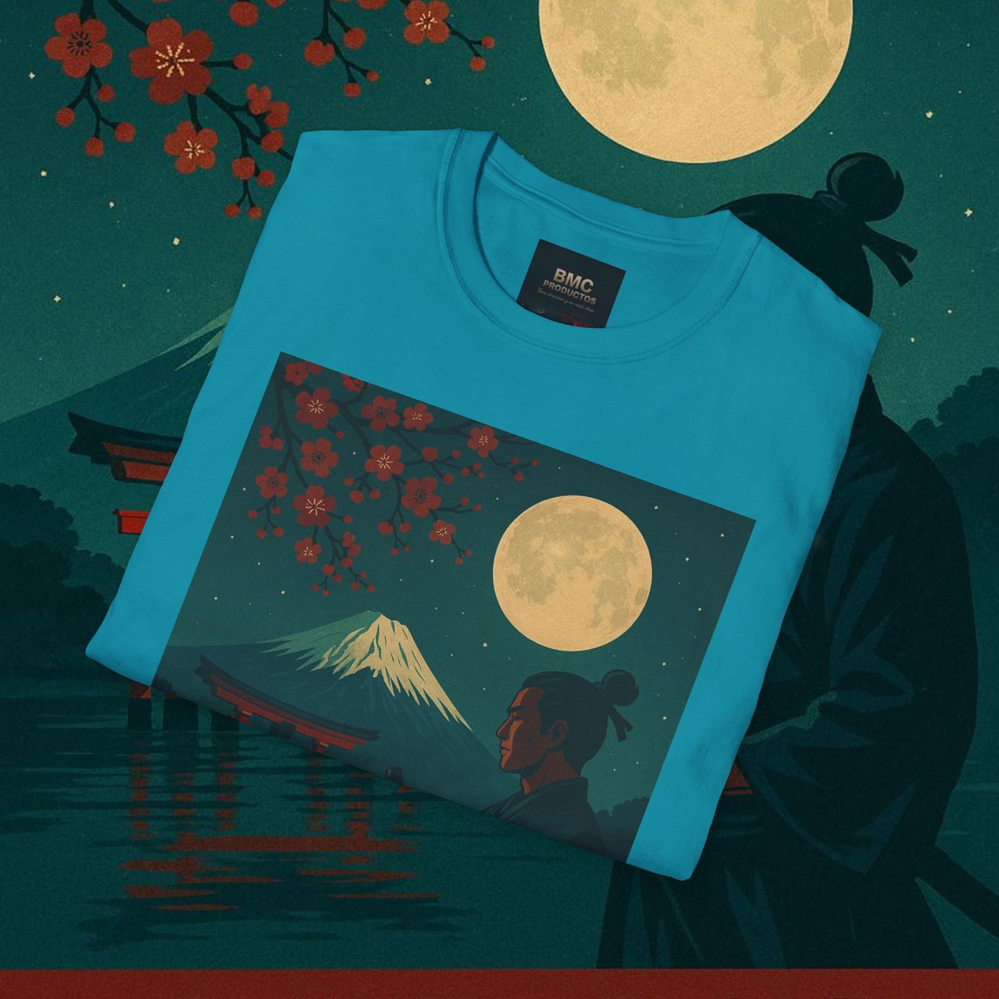 "Camiseta Japón: Tradición entre Cerezos y Montañas 🌸⛩️🗻"