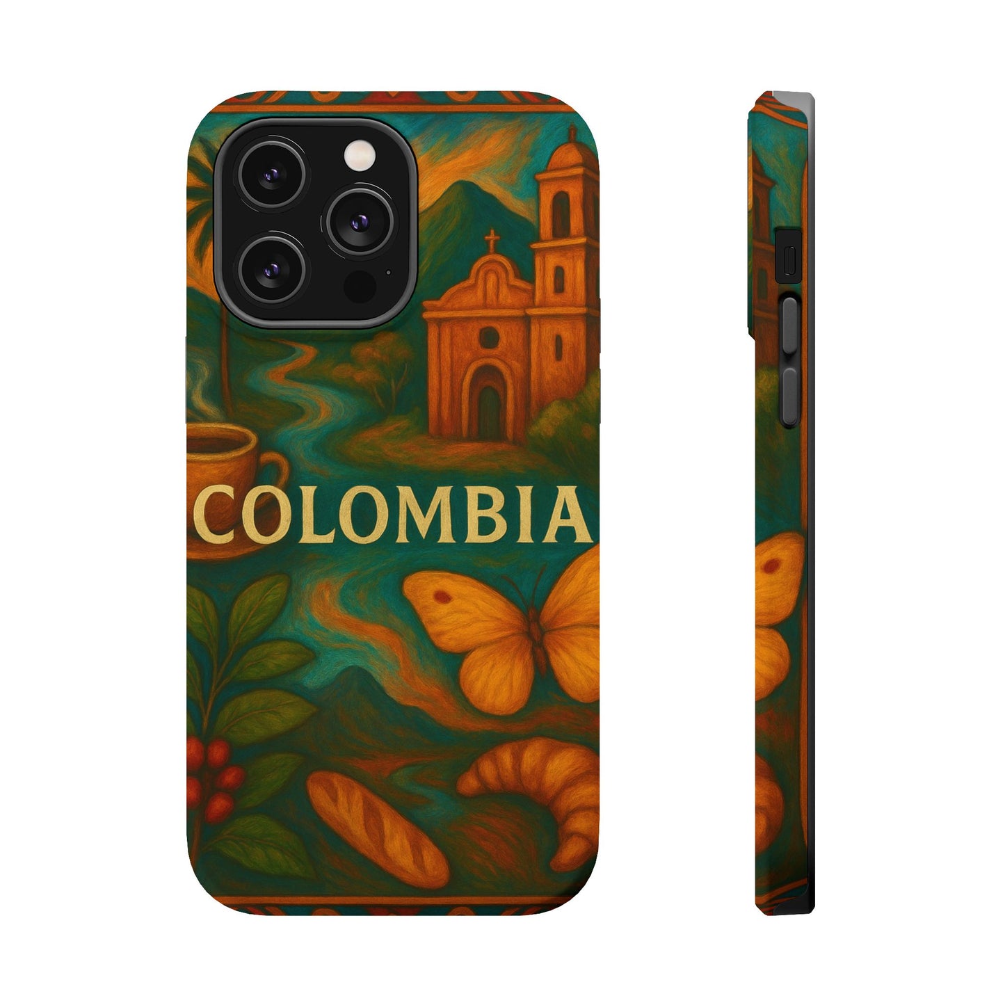 "Funda Magnética Reforzada Colombia: Magia de Colores, Café y Tradición ☕🎨🌄"