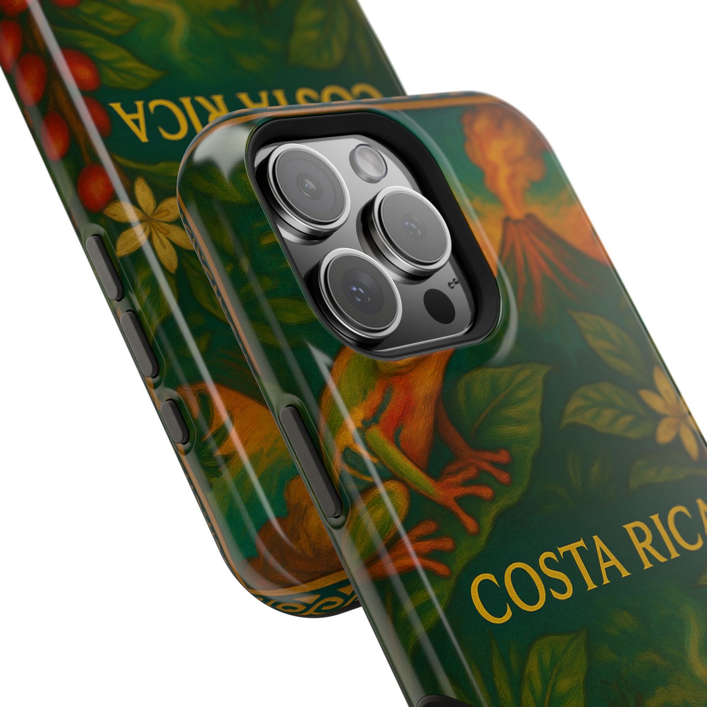 "Funda Magnética Reforzada Magnética Reforzada Costa Rica: Pura Vida entre Volcanes y Selvas 🌋🌴🦜"