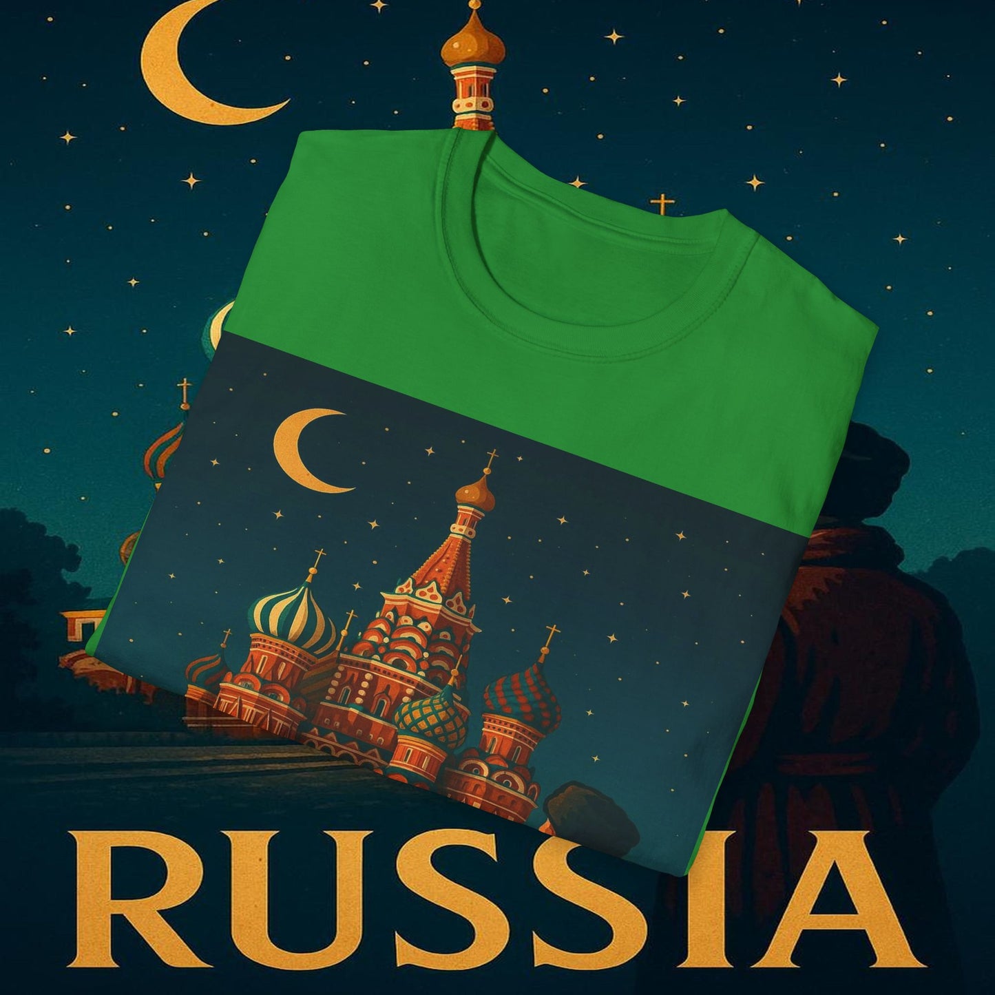 "Camiseta Rusia ❄️ – Tierra de historia, misterio y grandeza"