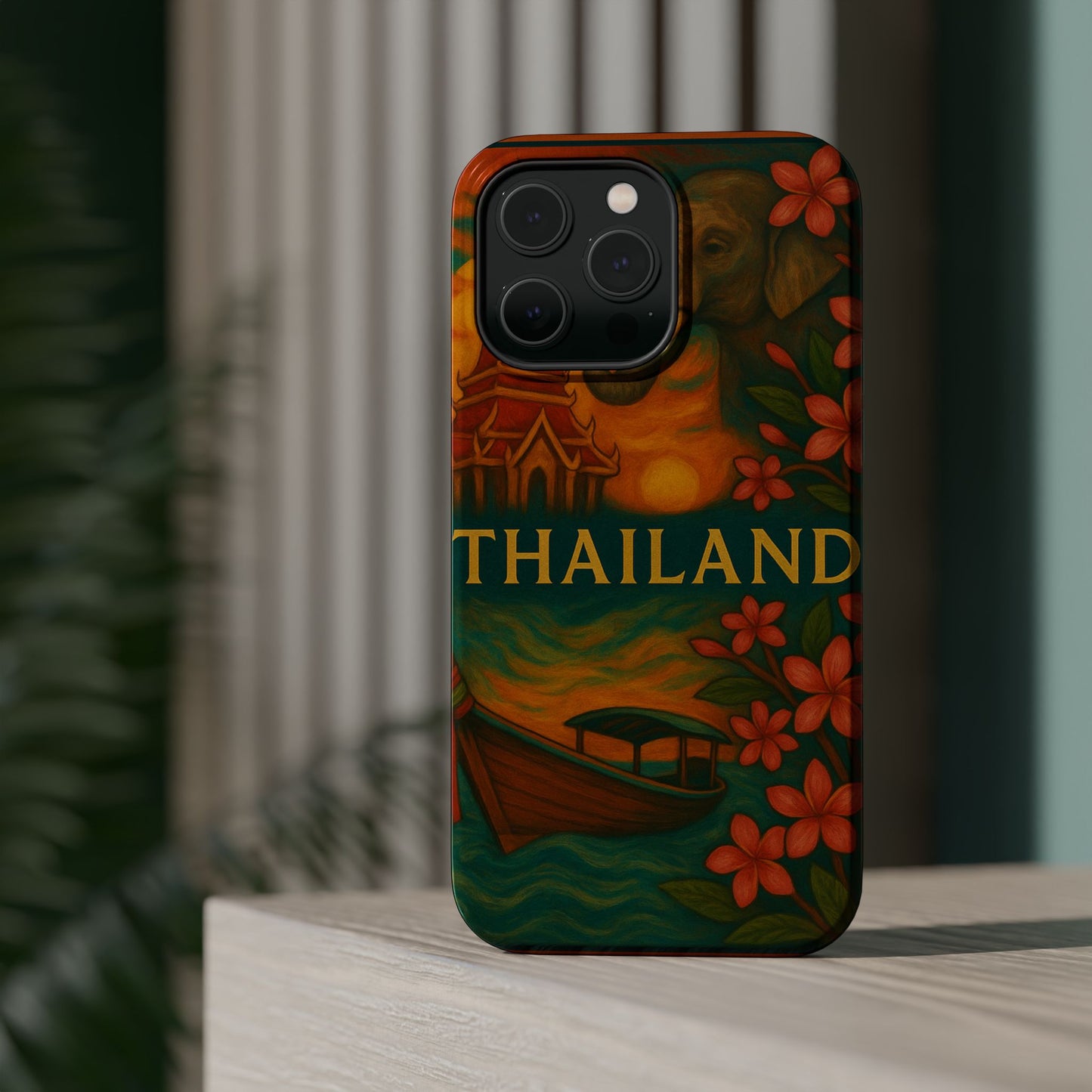 "Funda Magnética Reforzada Magnética Reforzada Thailand🌴 – El Reino de las Sonrisas y la Aventura"
