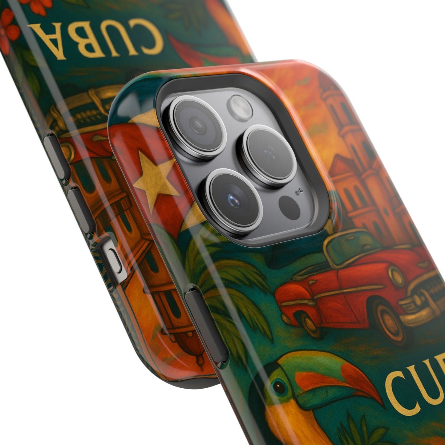 "Reinforced Magnetic Case Reinforced Magnetic Case Cuba: Rhythm, History and Caribbean Charm 🎺🚗🌴"
