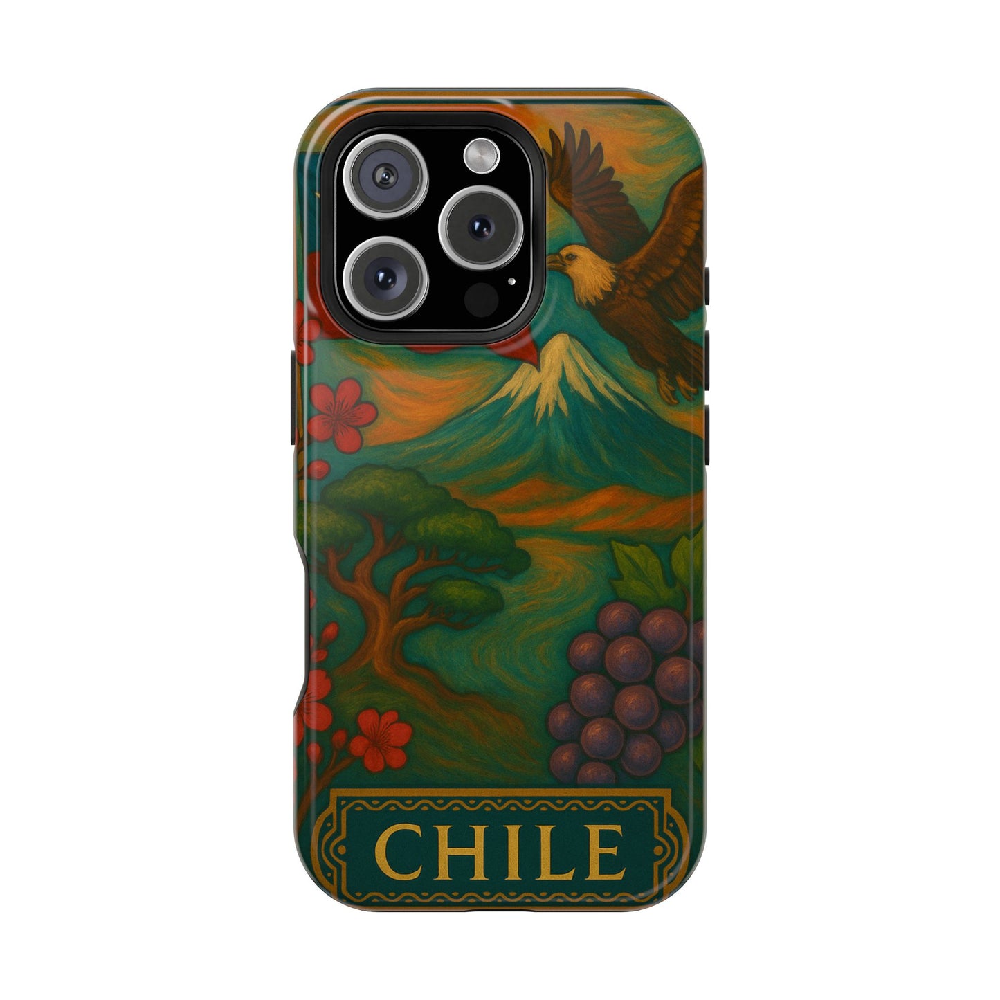 "Funda Magnética Reforzada Magnética Reforzada Chile: Naturaleza Indómita y Horizontes Eternos 🏔️🍇🏜️"