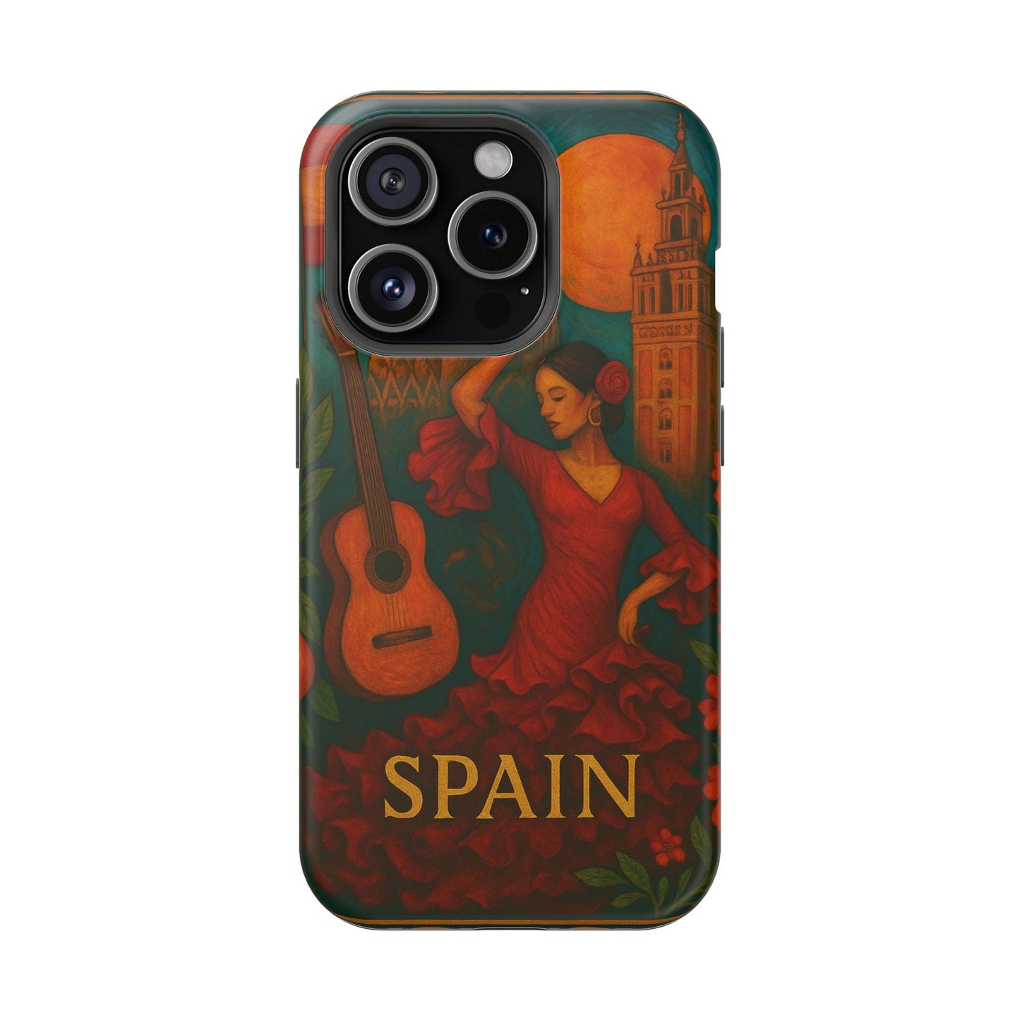 "Funda Magnética Reforzada Magnética Reforzada España: Pasión, Arte y Sabores que Enamoran 🎨💃🍷"