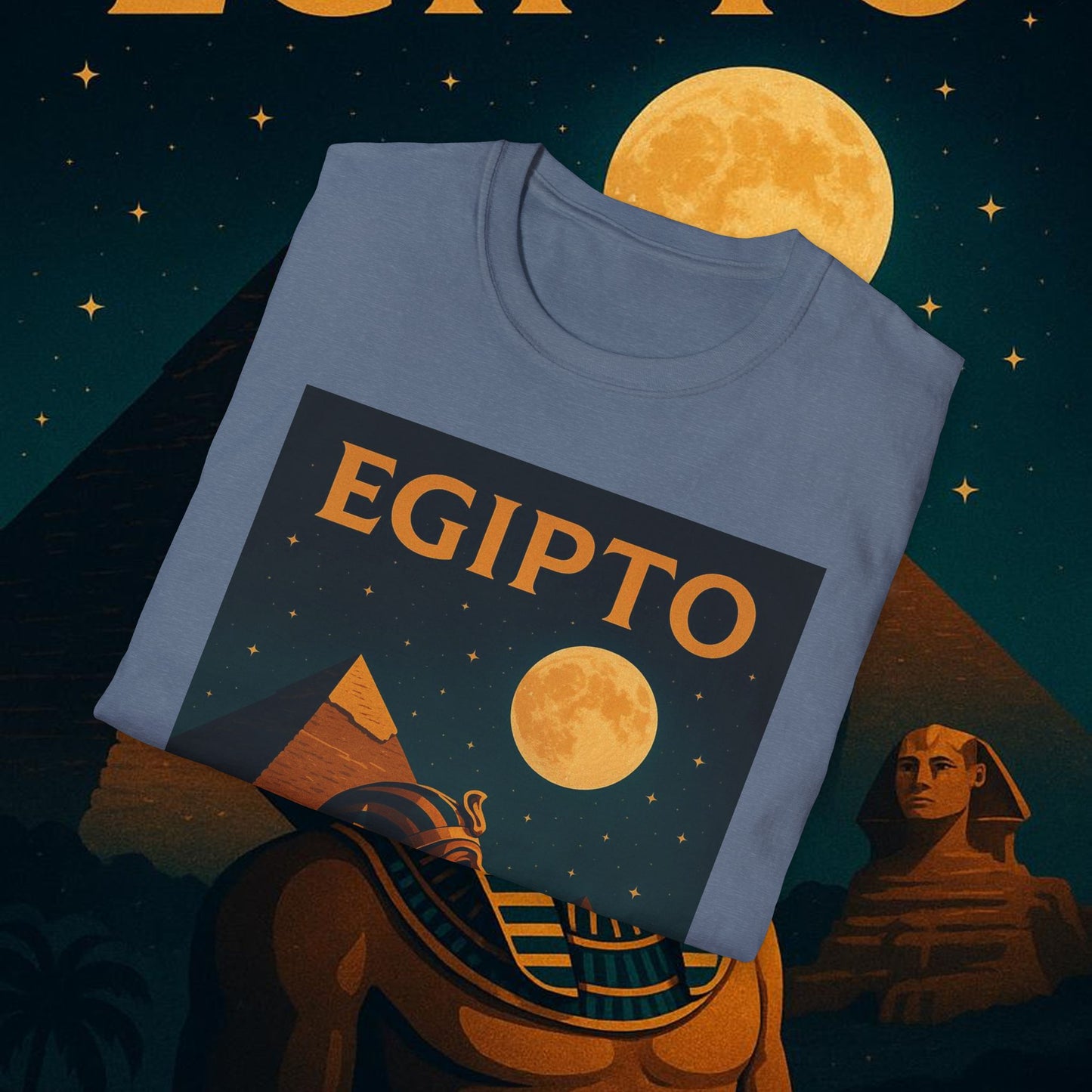 "Camiseta Egipto Misterio Dorado del Nilo 🏺🌅🐫"