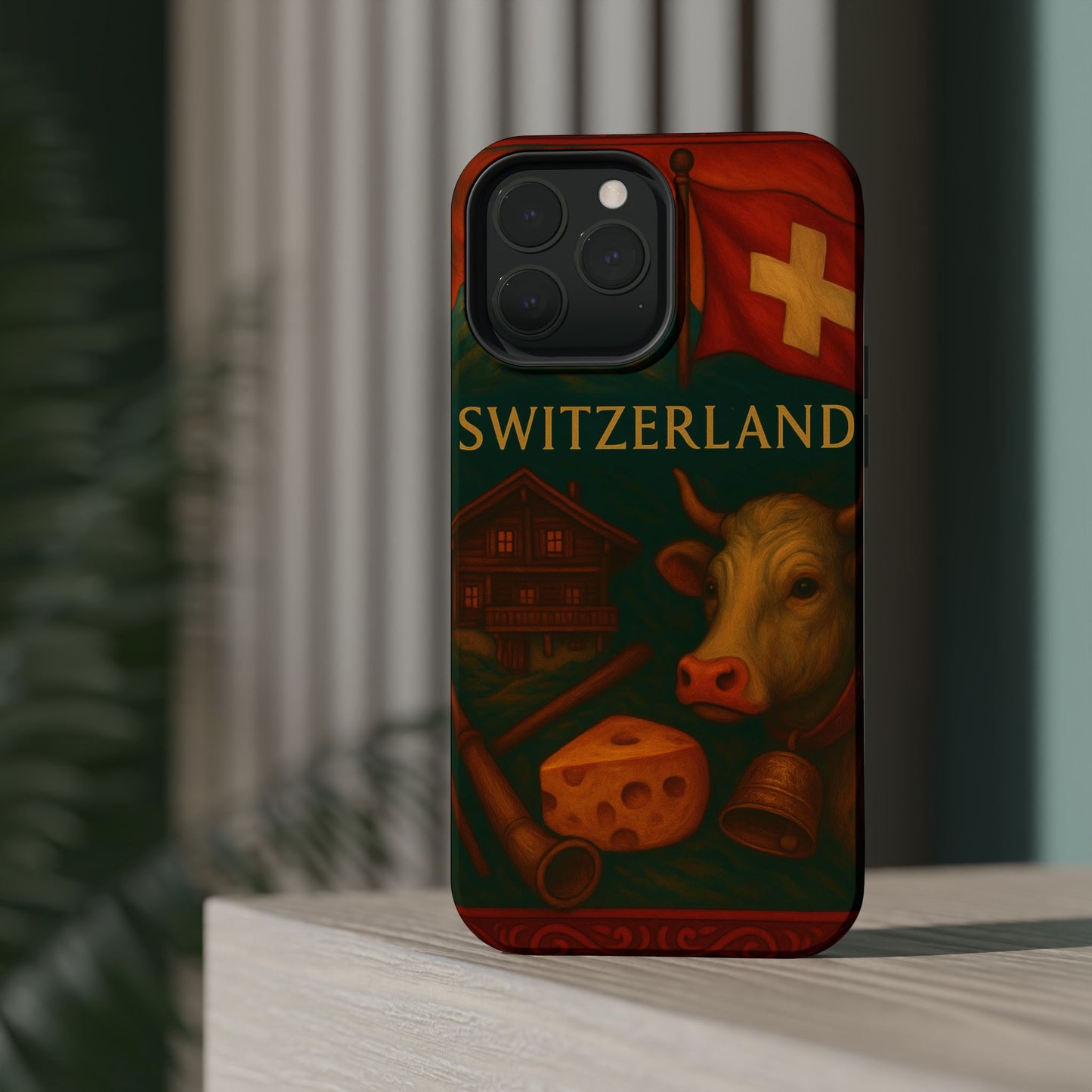 "Funda Magnética Reforzada Magnética Reforzada suiza❄️ – Tierra de montañas majestuosas y precisión legendaria"