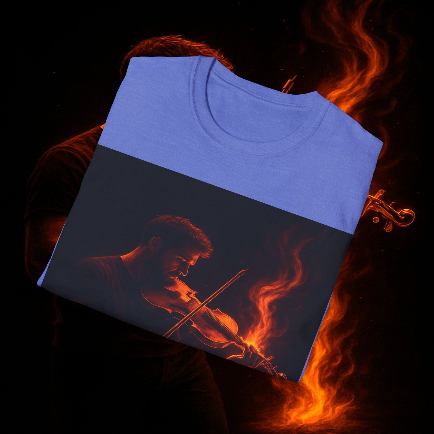 "Camiseta violin 🎻🔥 Toca con el alma. Quema con cada nota.” 🔥🎻