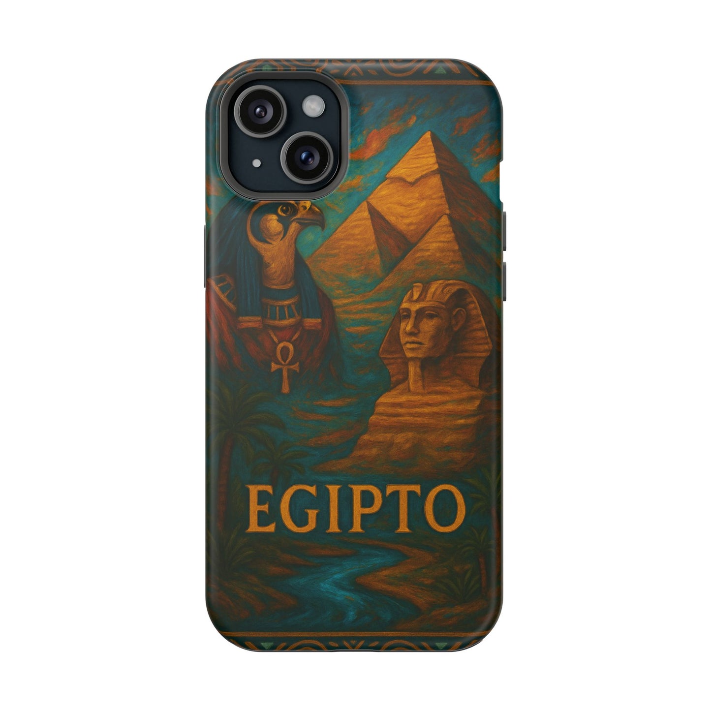 "Funda Magnética Reforzada Egipto Misterio Dorado del Nilo 🏺🌅🐫