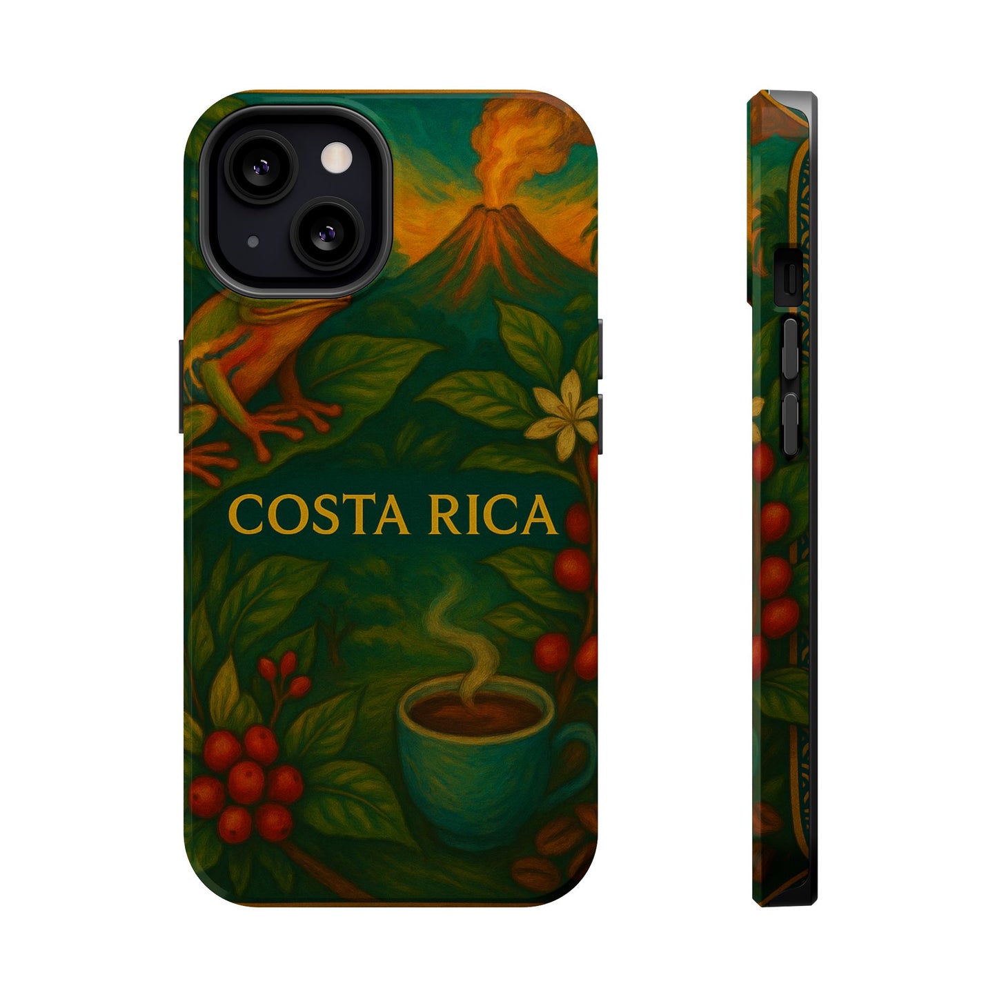 "Funda Magnética Reforzada Magnética Reforzada Costa Rica: Pura Vida entre Volcanes y Selvas 🌋🌴🦜"