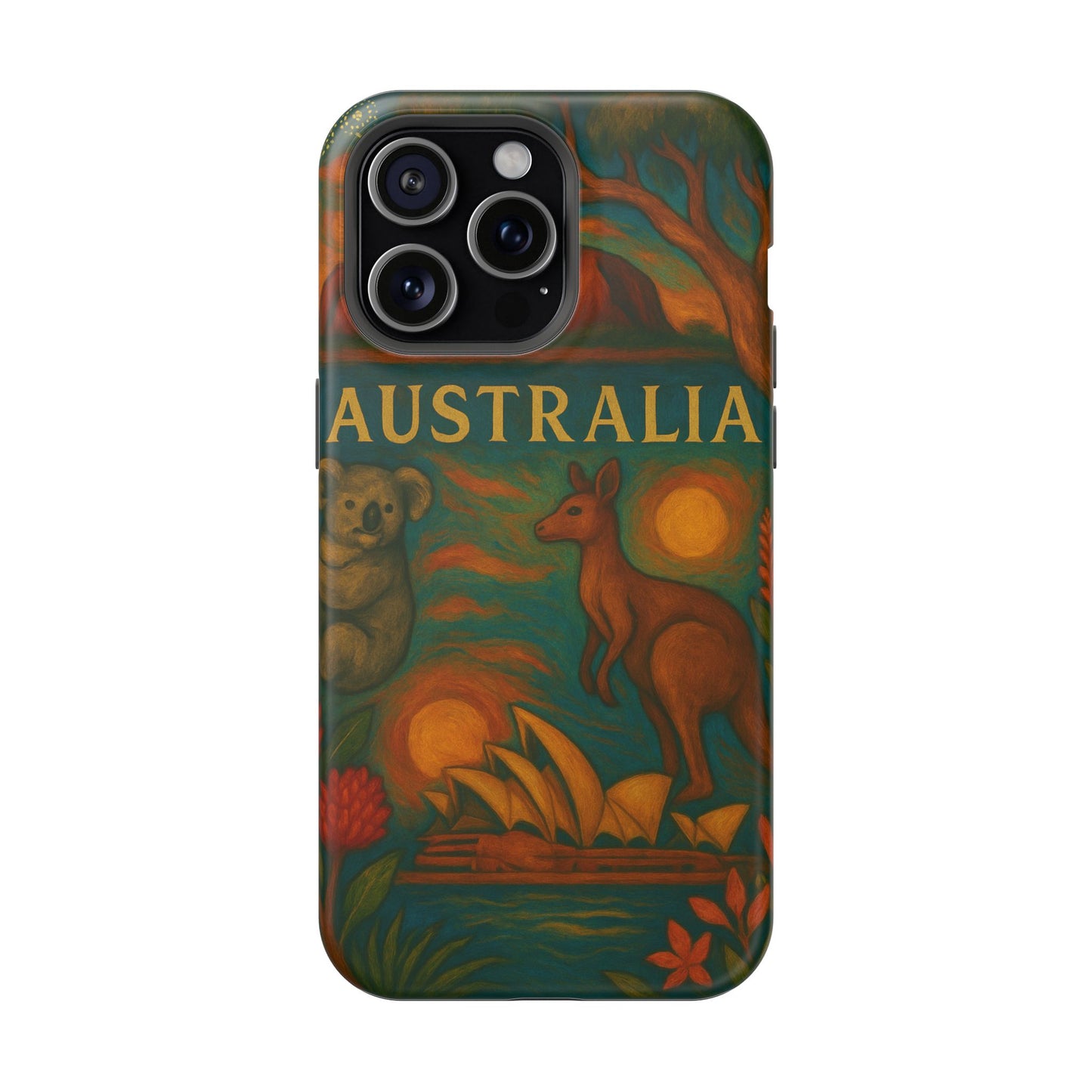 "Funda Magnética Reforzada Magnética Reforzada Australia🌞 – Tierra de maravillas naturales y espíritu libre"