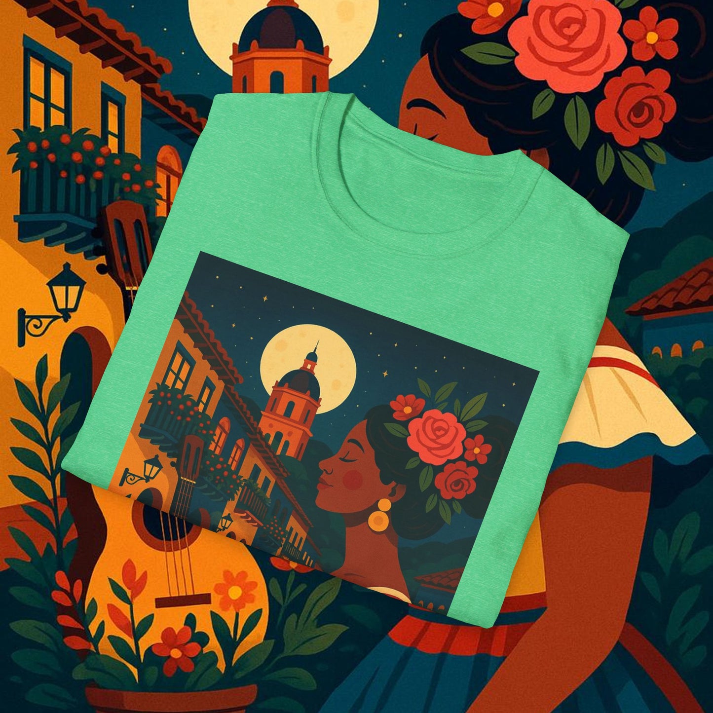 "Camiseta Colombia: Magia de Colores, Café y Tradición ☕🎨🌄"