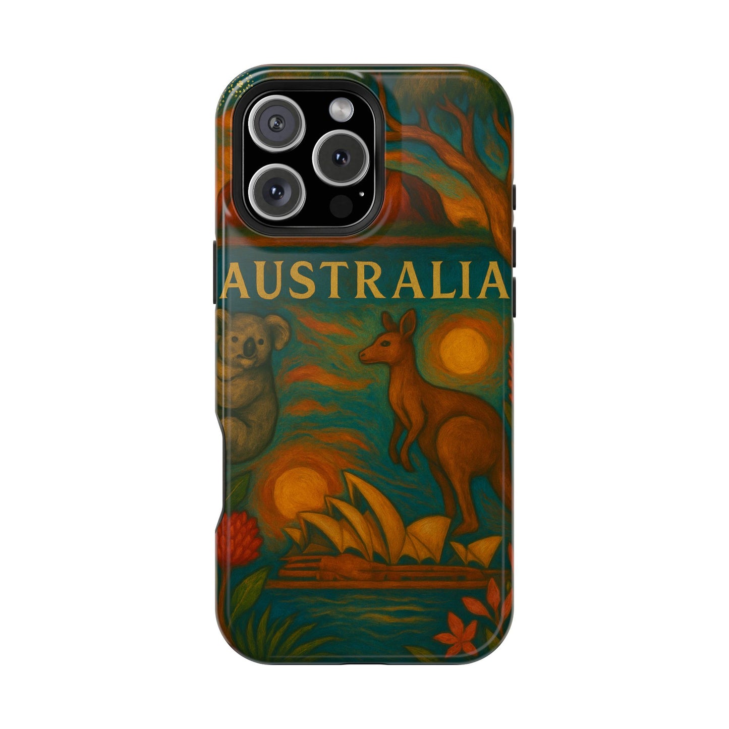 "Funda Magnética Reforzada Magnética Reforzada Australia🌞 – Tierra de maravillas naturales y espíritu libre"