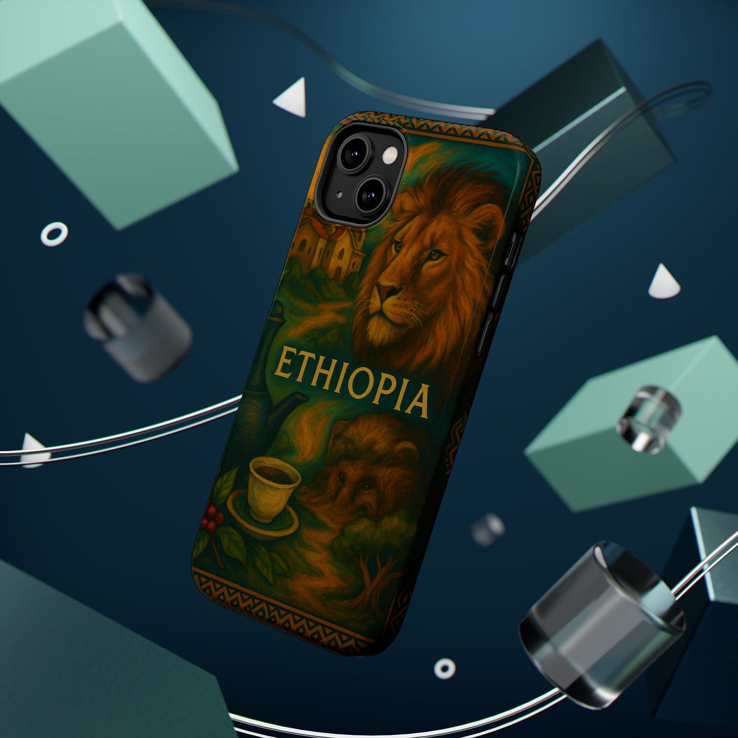 "Reinforced Magnetic Case Ethiopia – Sacred Land and Ancestral Soul"