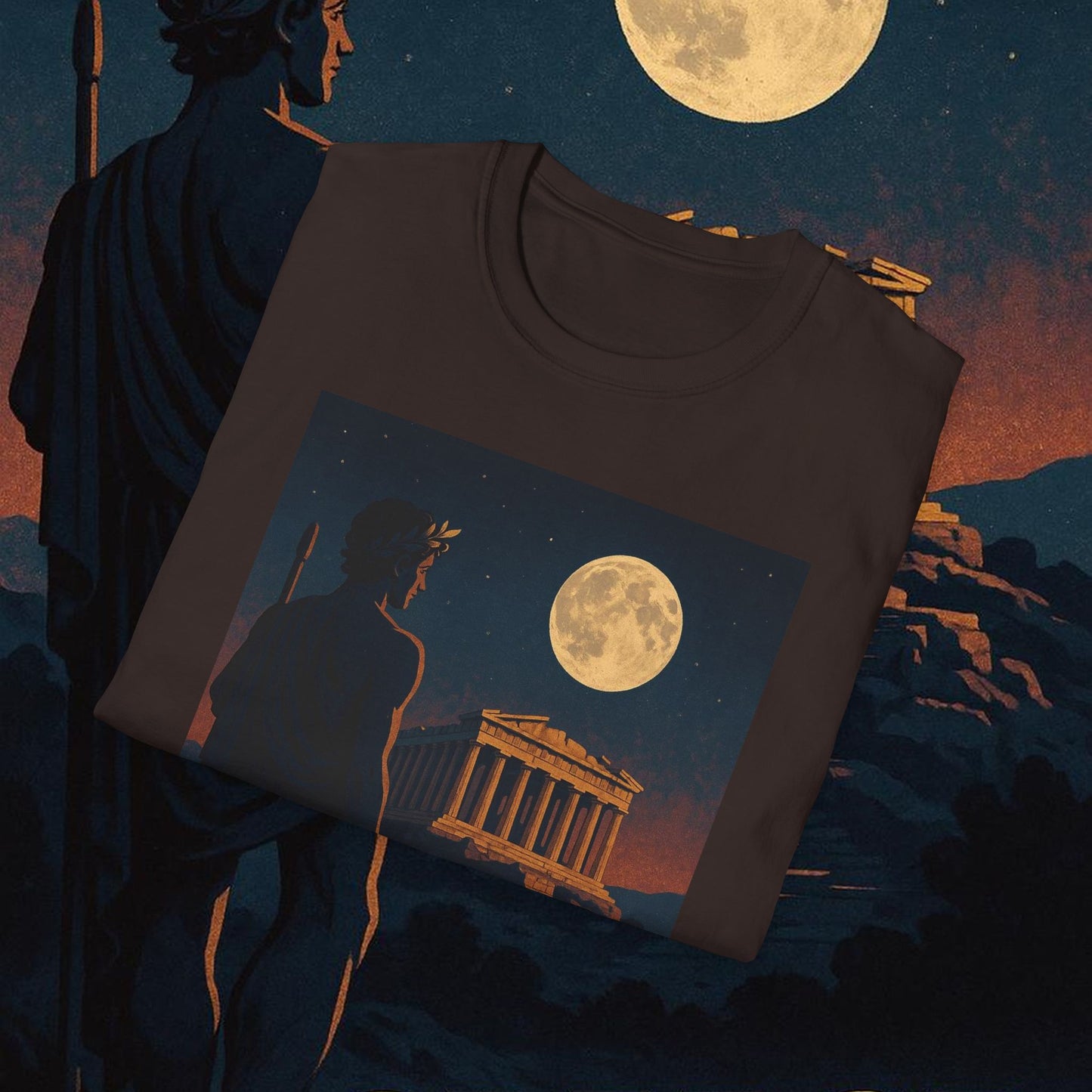 "Camiseta Grecia: Cuna de Dioses, Maravillas y Filosofía 🌊🏛️⚡"