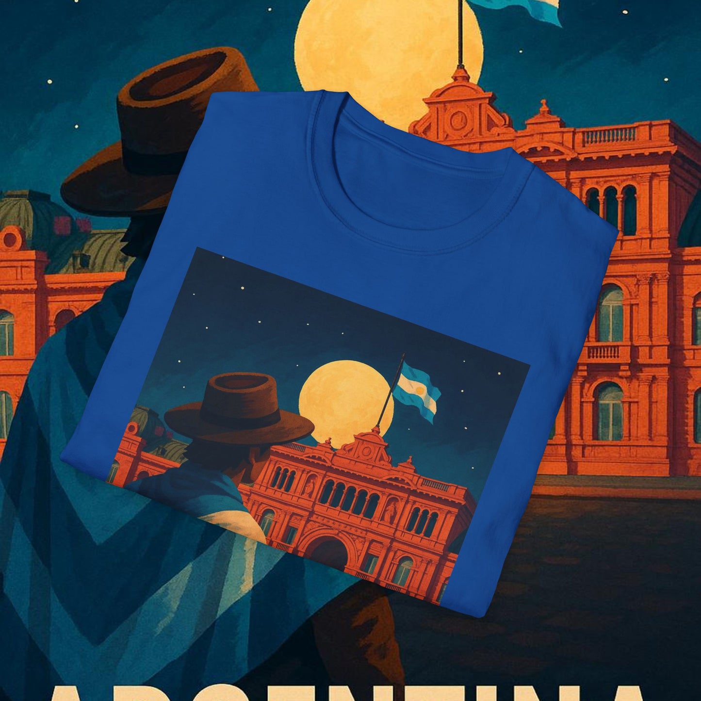 "Camiseta Argentina: Pasión, Tradición y Tierra de Sueños 🇦🇷🔥🏞️"