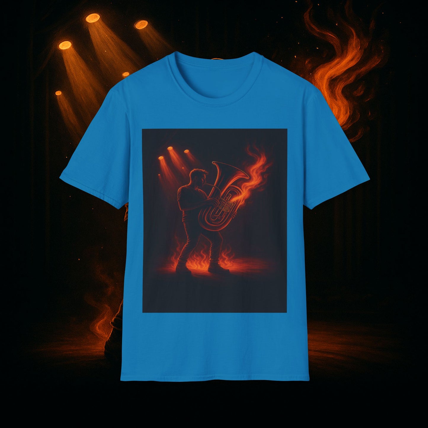 "Camiseta Tuba 🎺🔥 Cuando el alma suena, todo arde.”