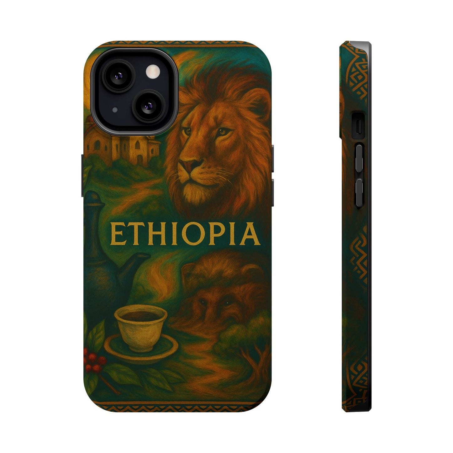 "Reinforced Magnetic Case Ethiopia – Sacred Land and Ancestral Soul"