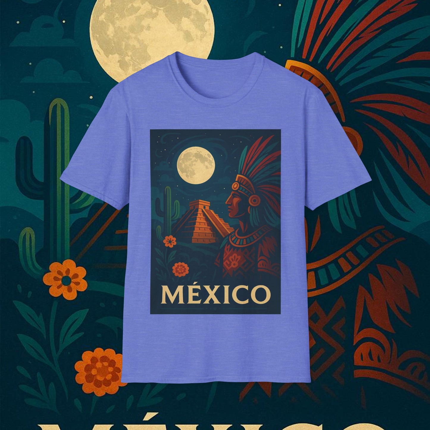 "Camiseta México: Tierra de Colores, Cultura y Corazón 🌵🎉🪅"