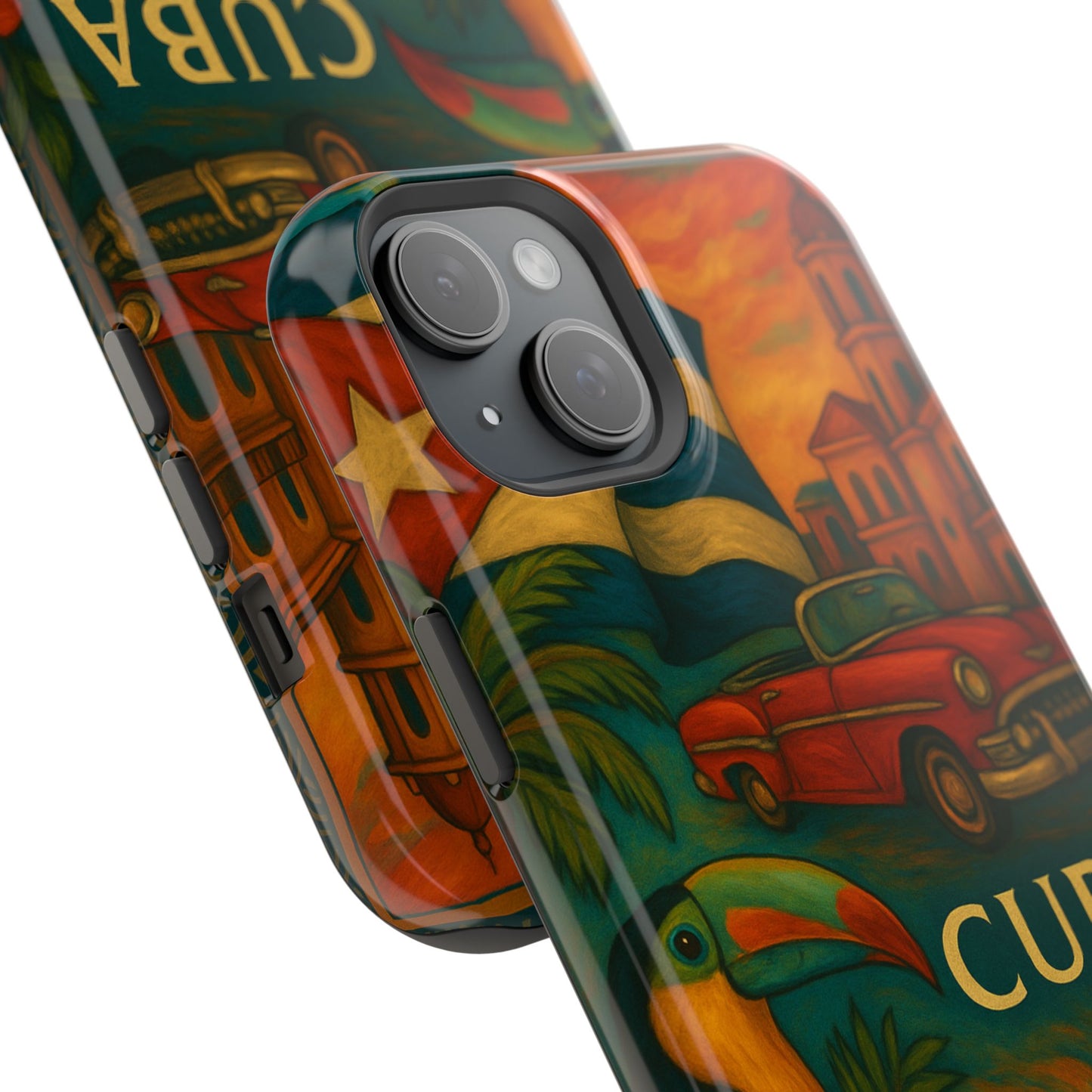 "Reinforced Magnetic Case Reinforced Magnetic Case Cuba: Rhythm, History and Caribbean Charm 🎺🚗🌴"